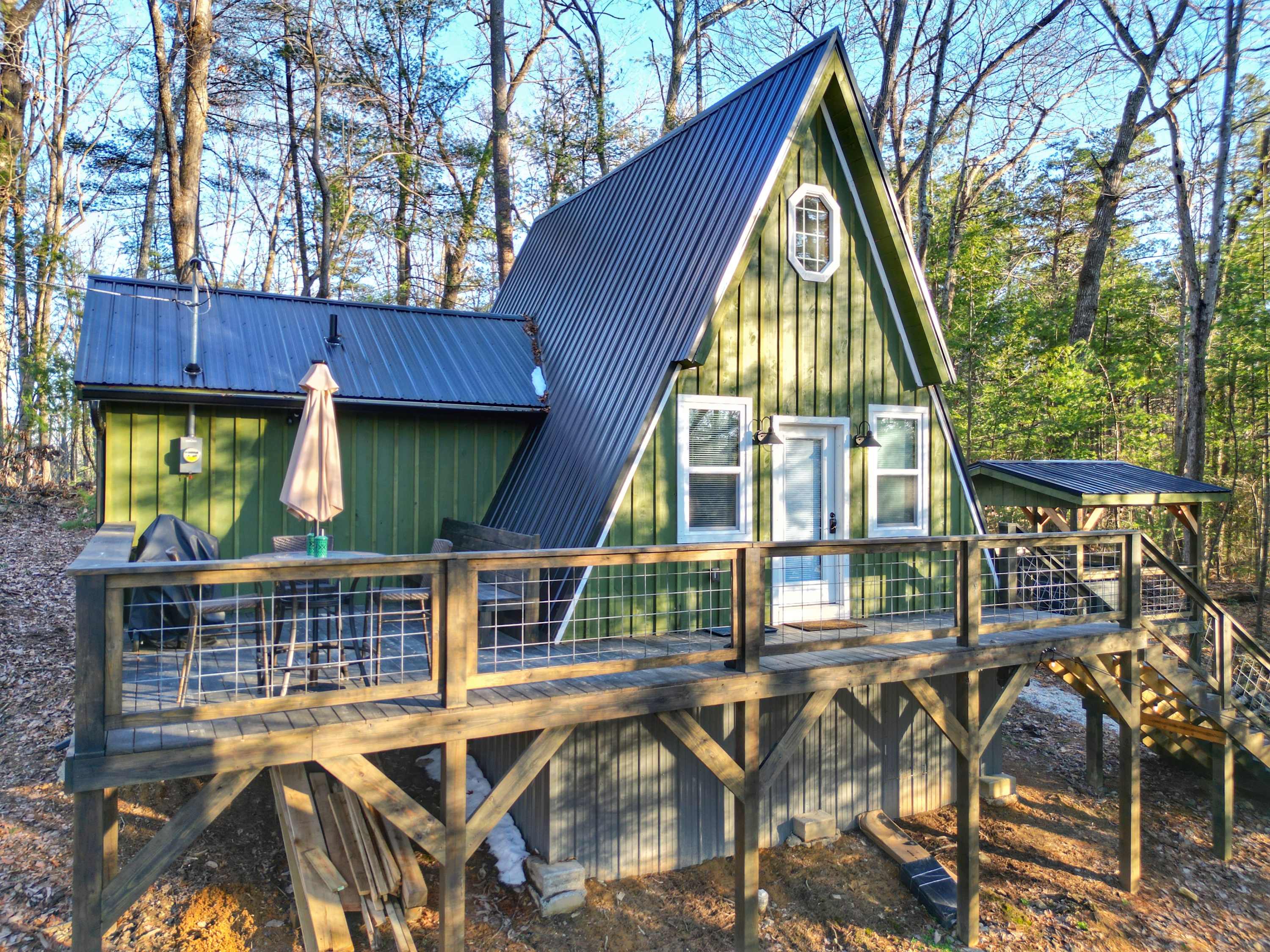 The Lookout | Secluded RRG A-Frame | Hot Tub! — Campton, KY — vacation rental