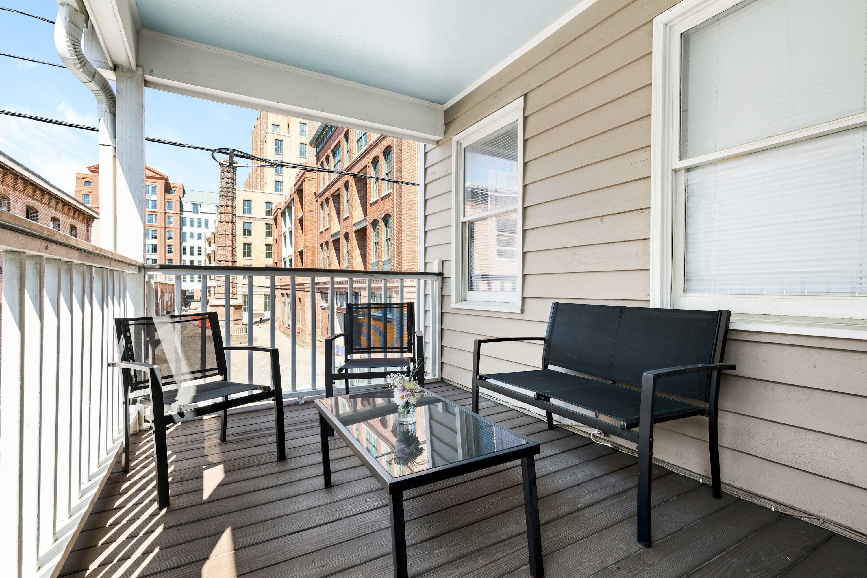 Outdoor seating area for your group!