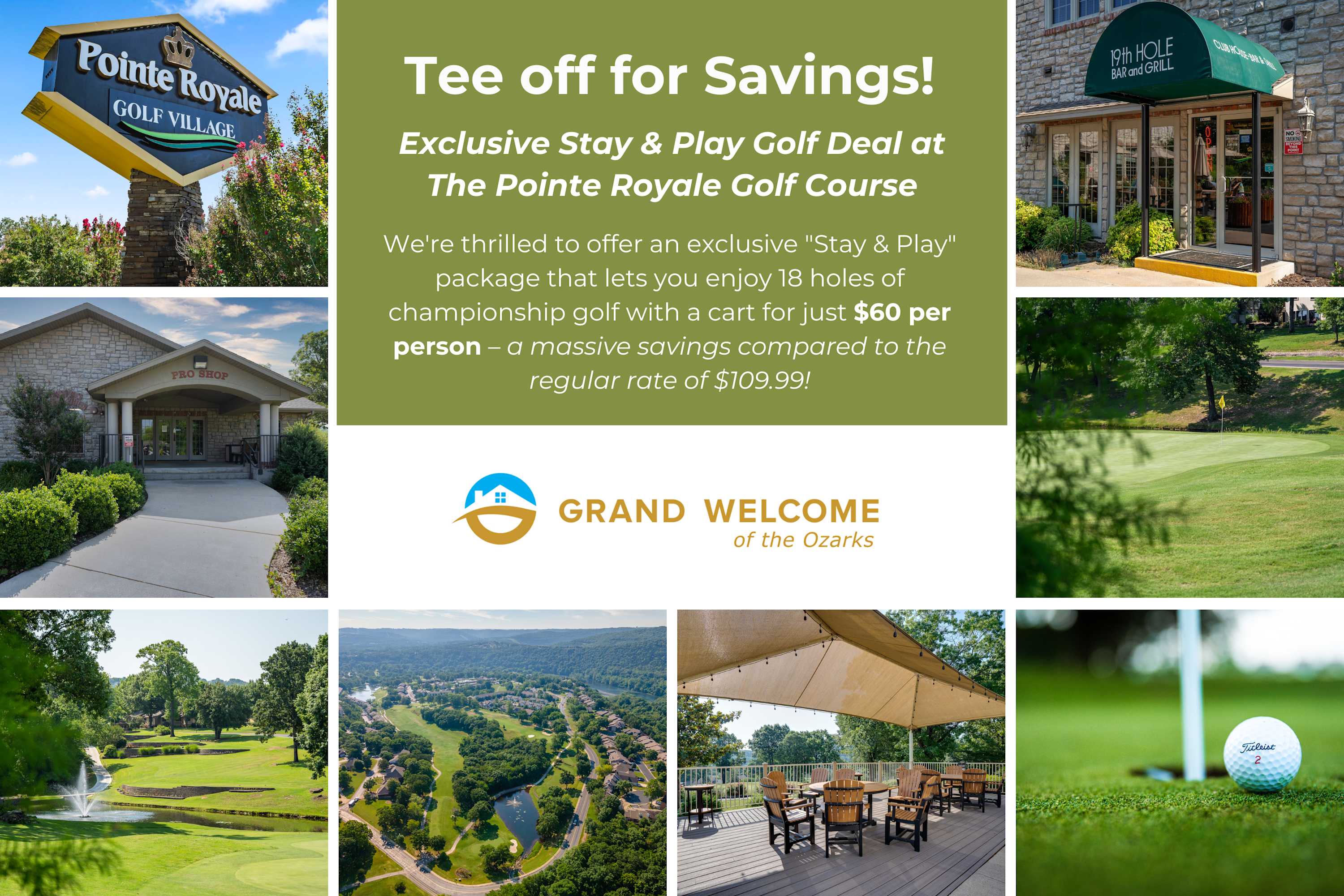 Golf Course Escape Resort Amenities