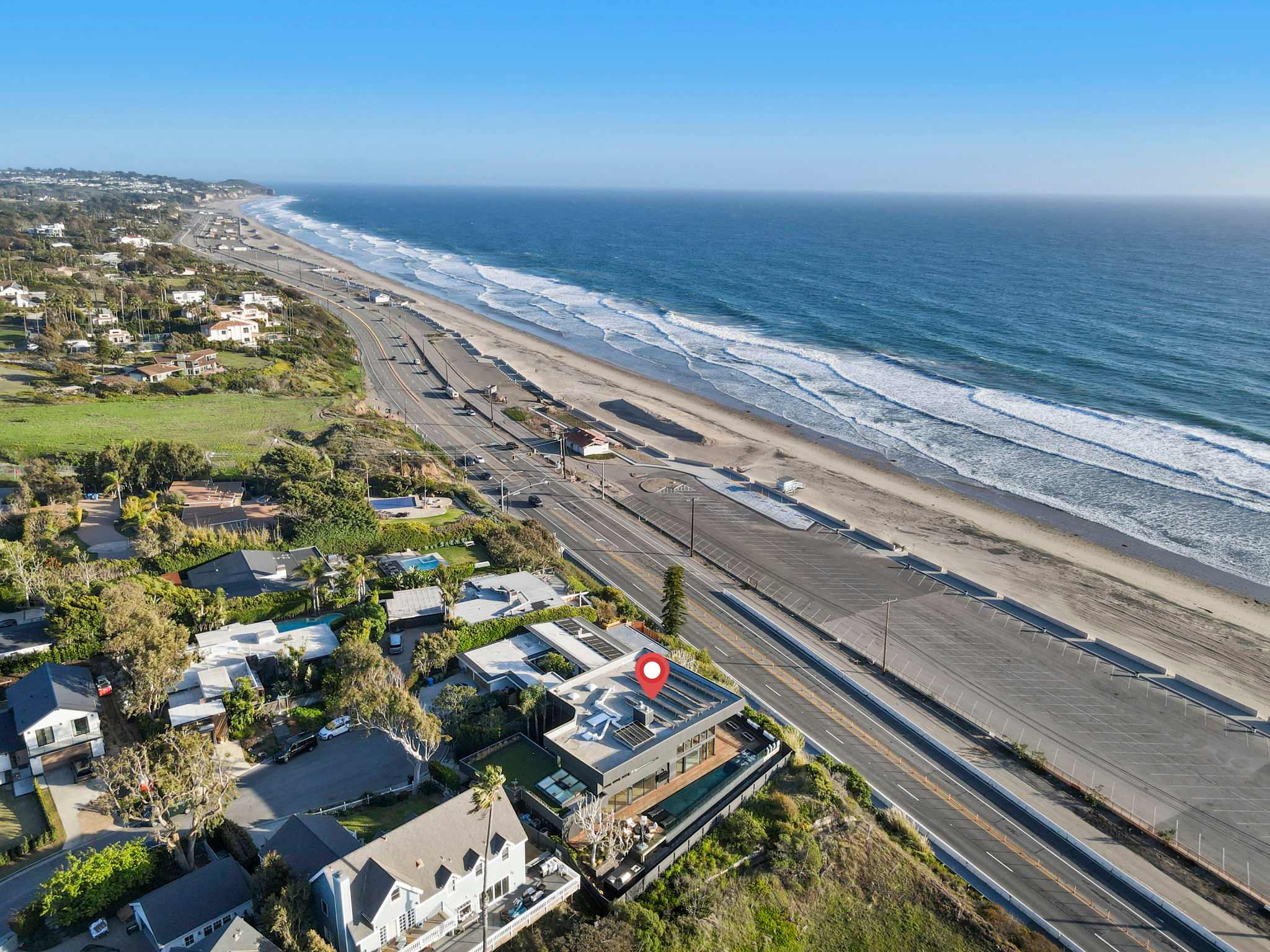The best of Malibu—secluded yet moments from top dining and surf.