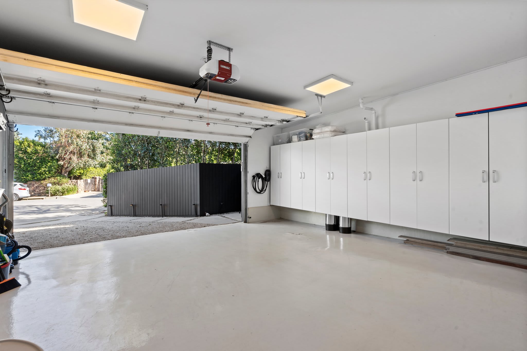 A well-equipped garage offering seamless charging for the modern traveller.