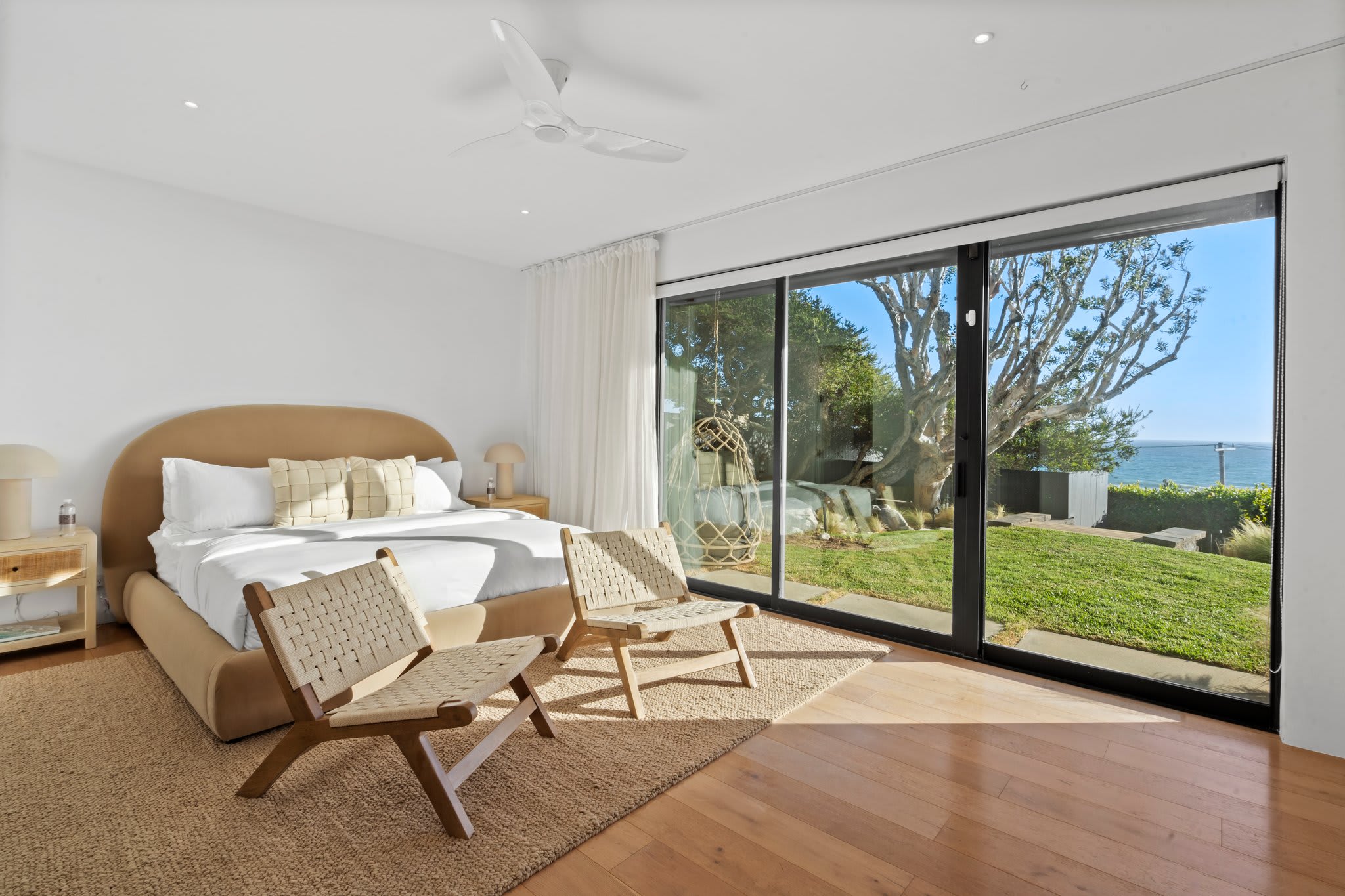Relax in a setting where the sound of the waves is your only wake-up call.
