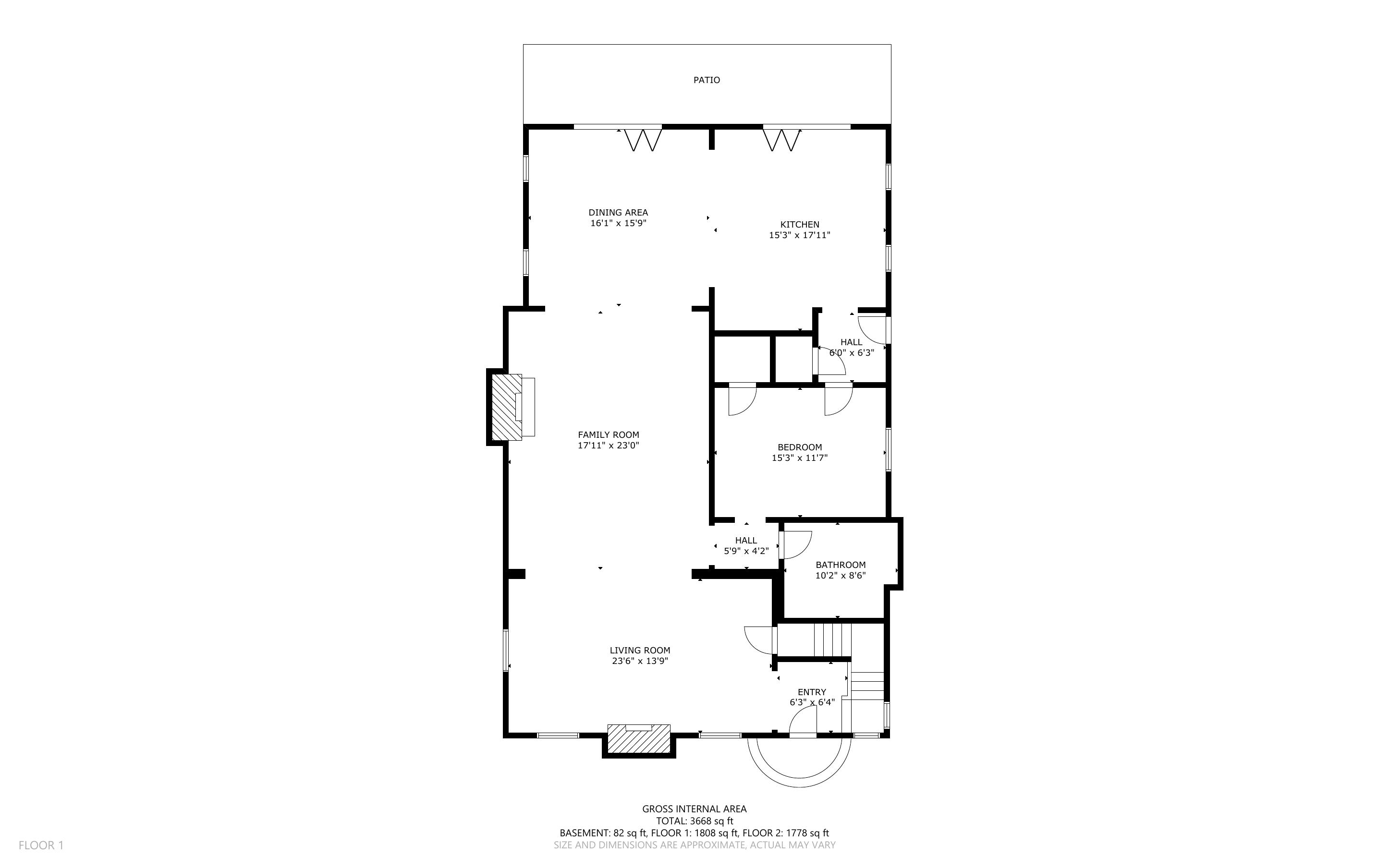 Every detail, from bedrooms to gathering spaces, mapped for convenience.