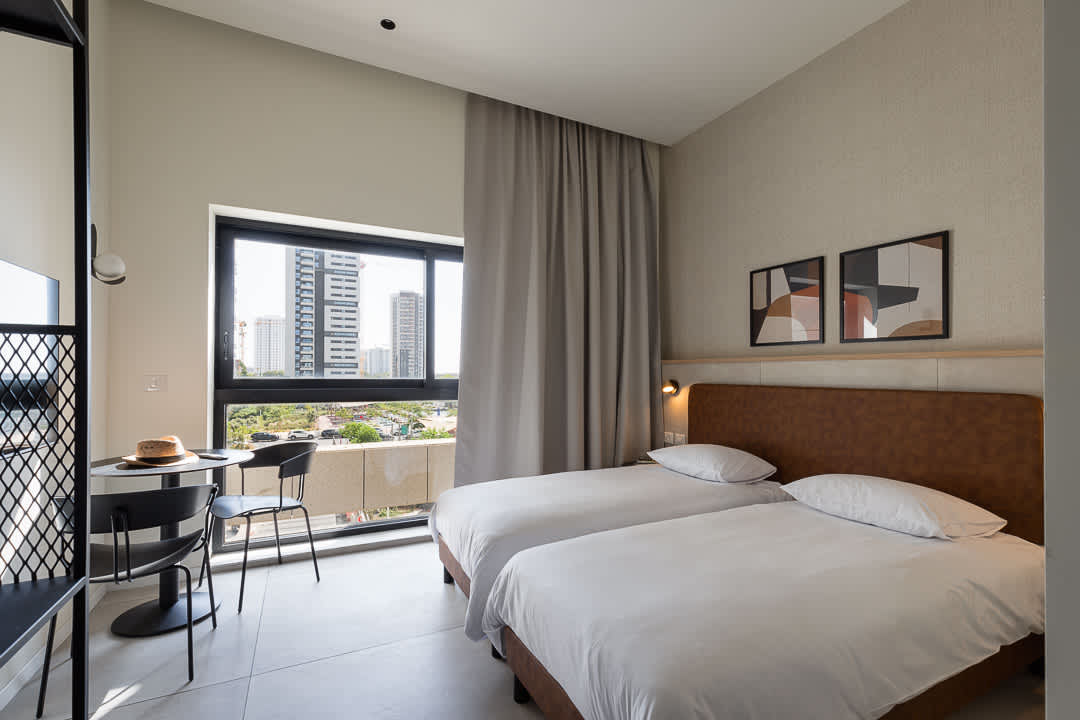 Tayo | Twin Studio with Balcony — Bat Yam, Center District — vacation rental