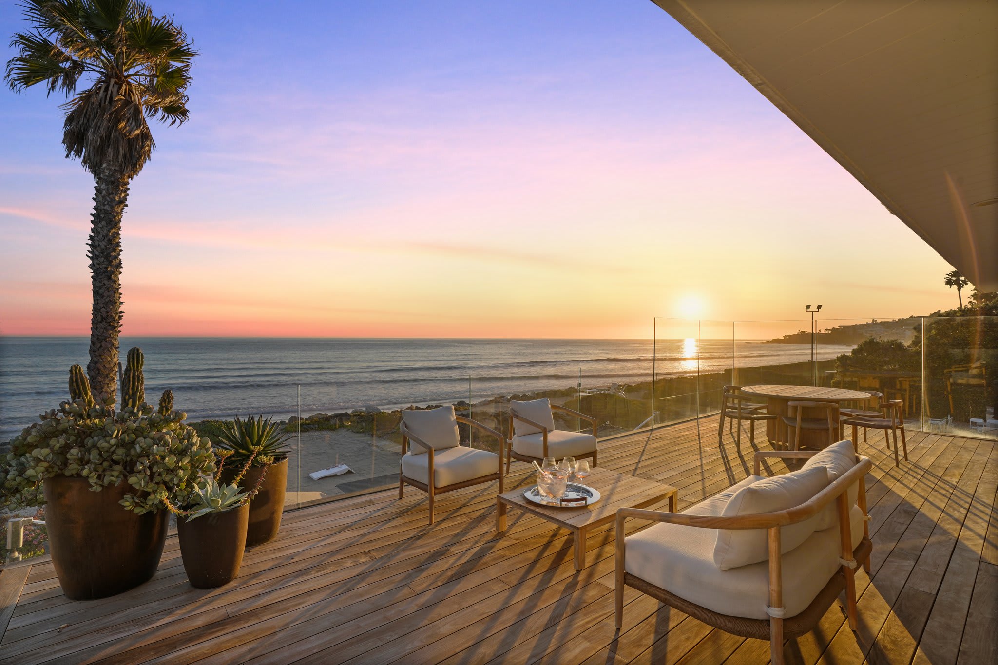 Your private front row to Malibu’s most breathtaking sunsets.