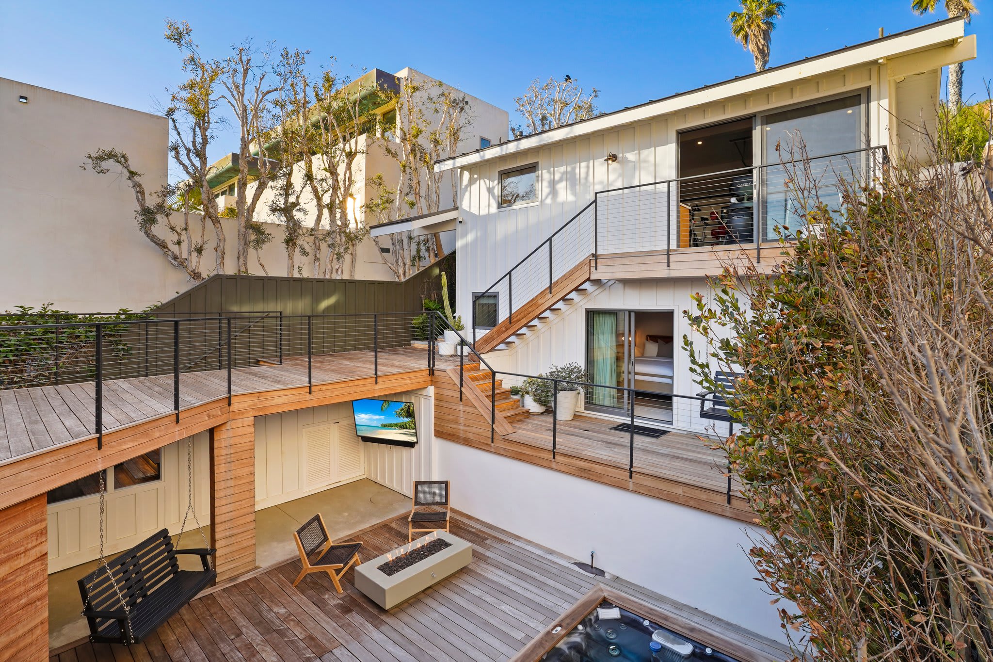 Multiple levels of open-air luxury.