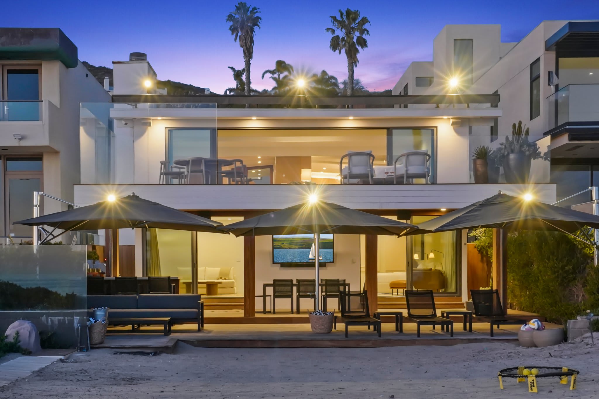 Golden-hour magic meets modern coastal living.