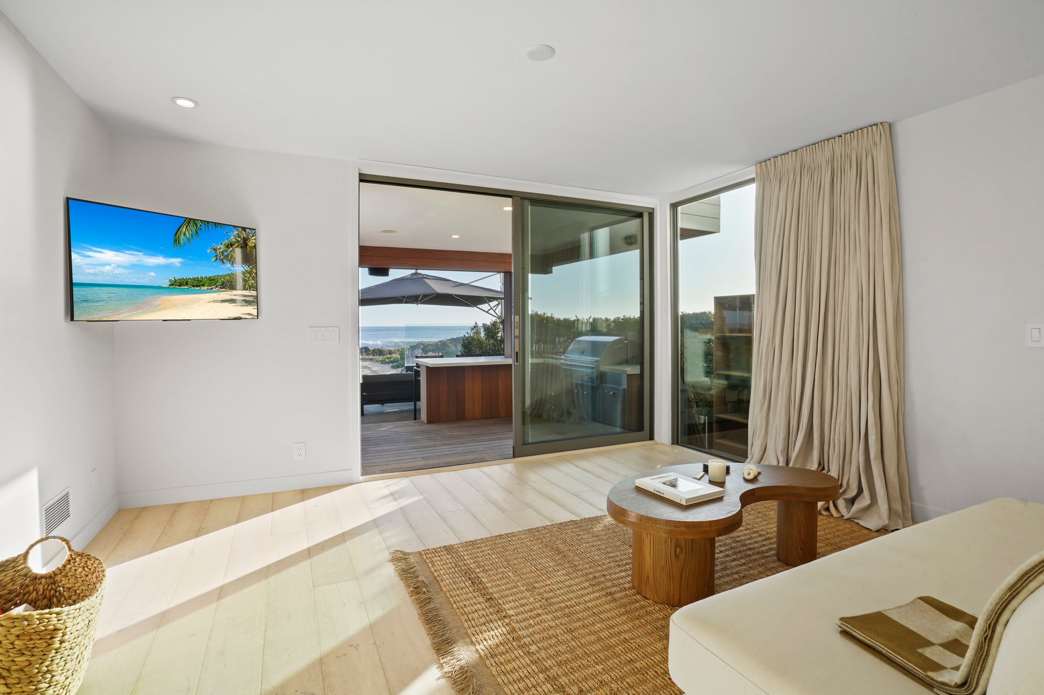 Unplug and play—this cozy lounge comes stocked with games for all ages.