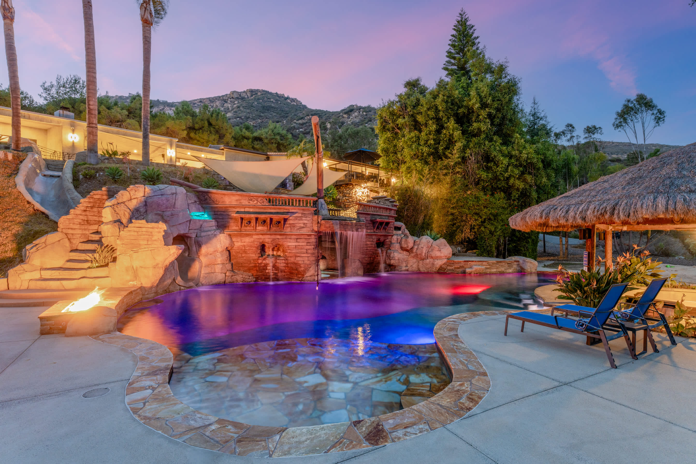 Luxury Private Resort | Pirate Ship Pool & Theater — Escondido, CA — vacation rental