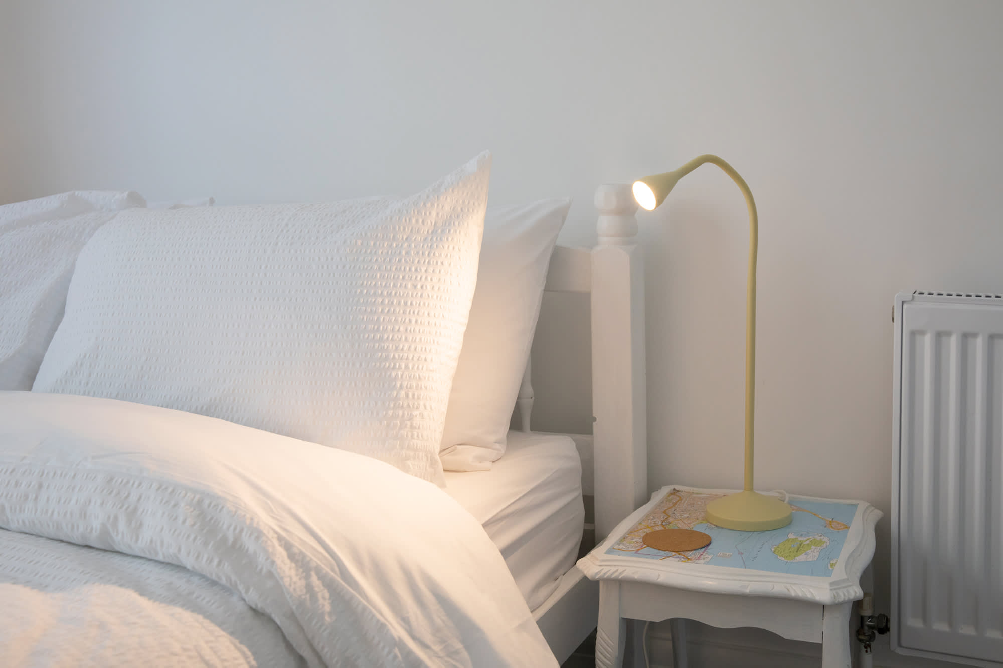 Stay up to read a book or just catch up on some work in bed with a night light