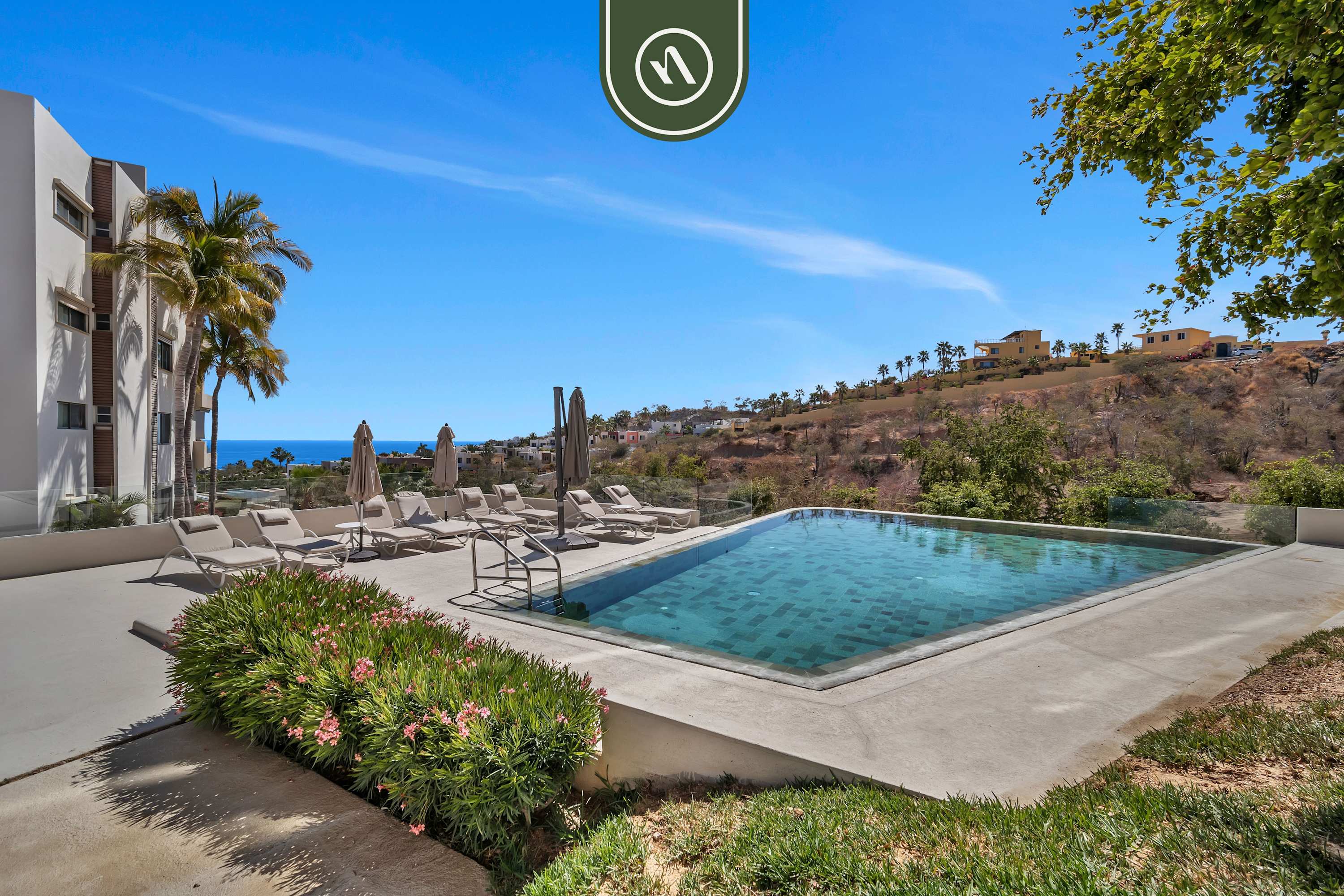 Oceanview 3 BR Condo - Pool - View of the Dessert - Picture 1