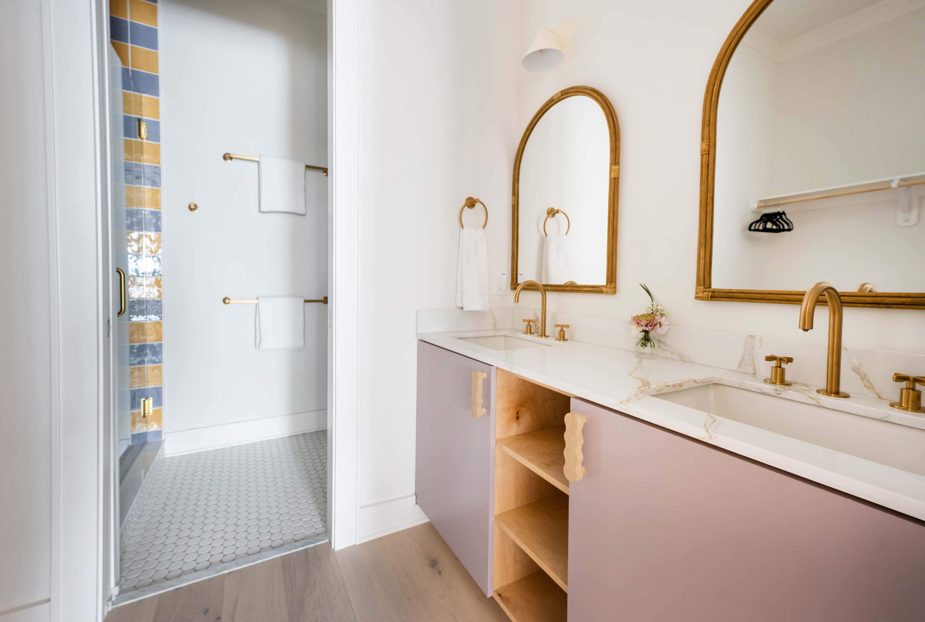 Bathroom #4: Walk-In Shower + Double Vanity