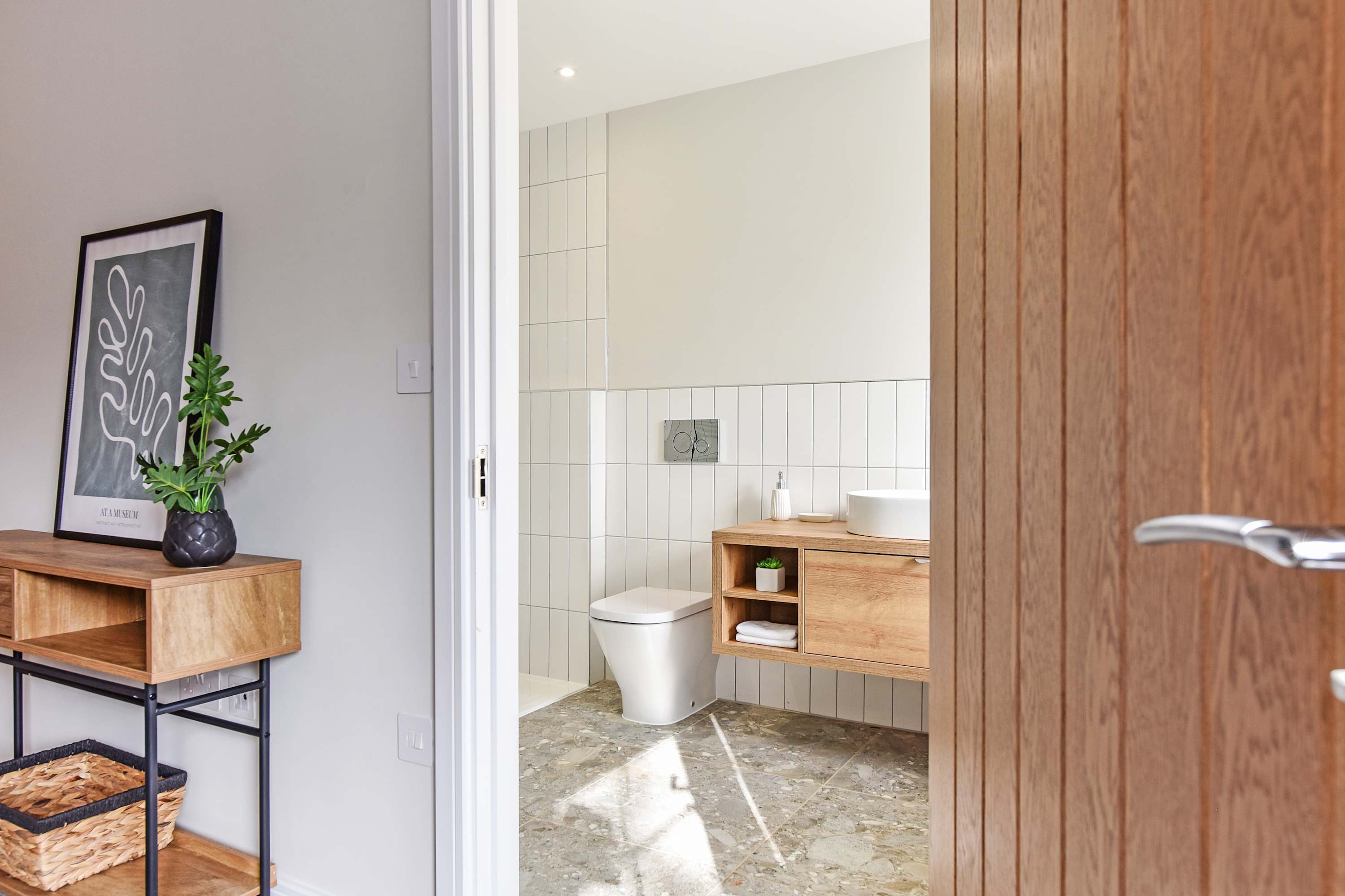 En suite with walk-in shower