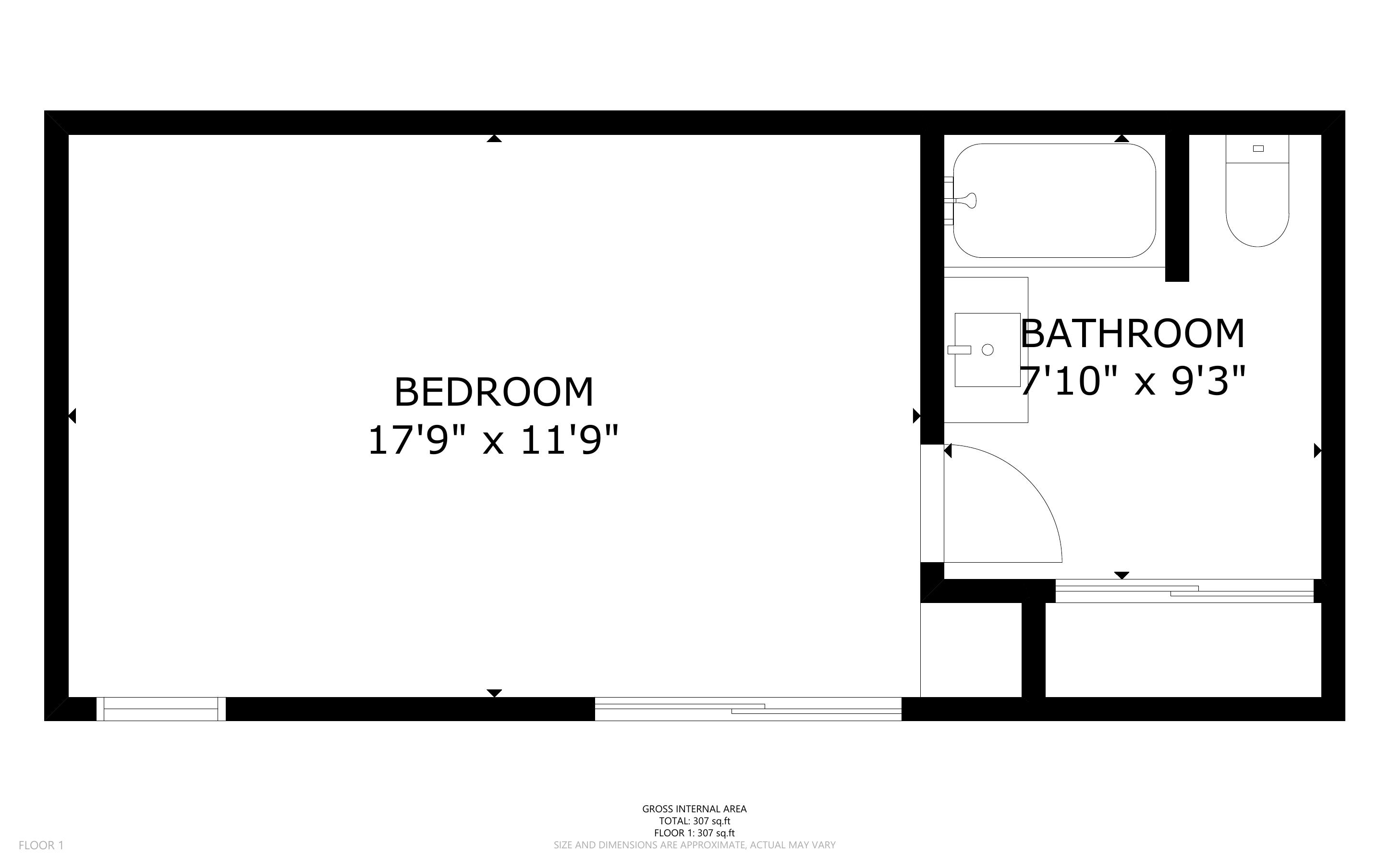 Comfort and style come together in this spacious guest room designed for relaxation.