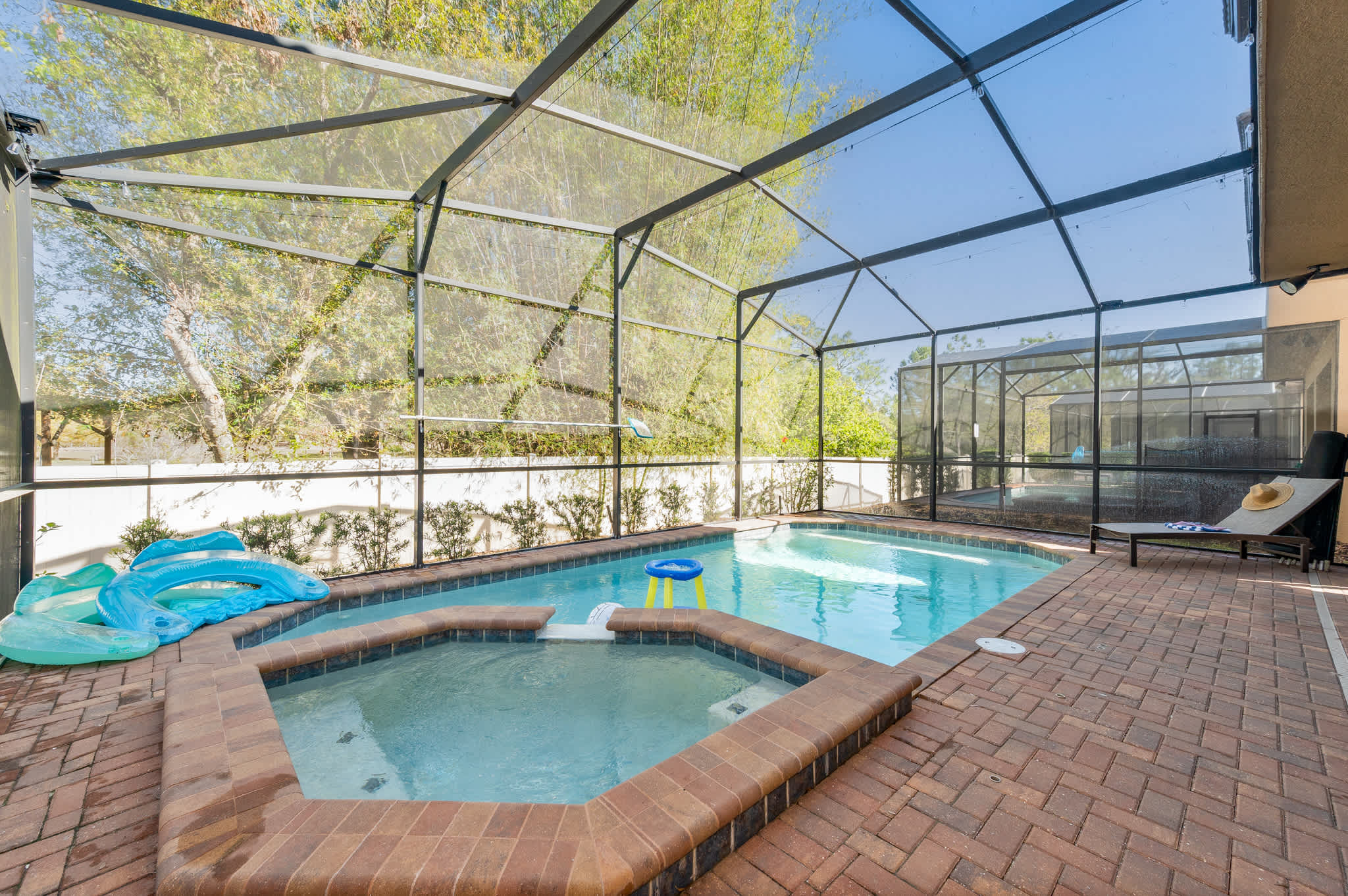 From morning swims to evening soaks, our pool and patio area is designed for your enjoyment.