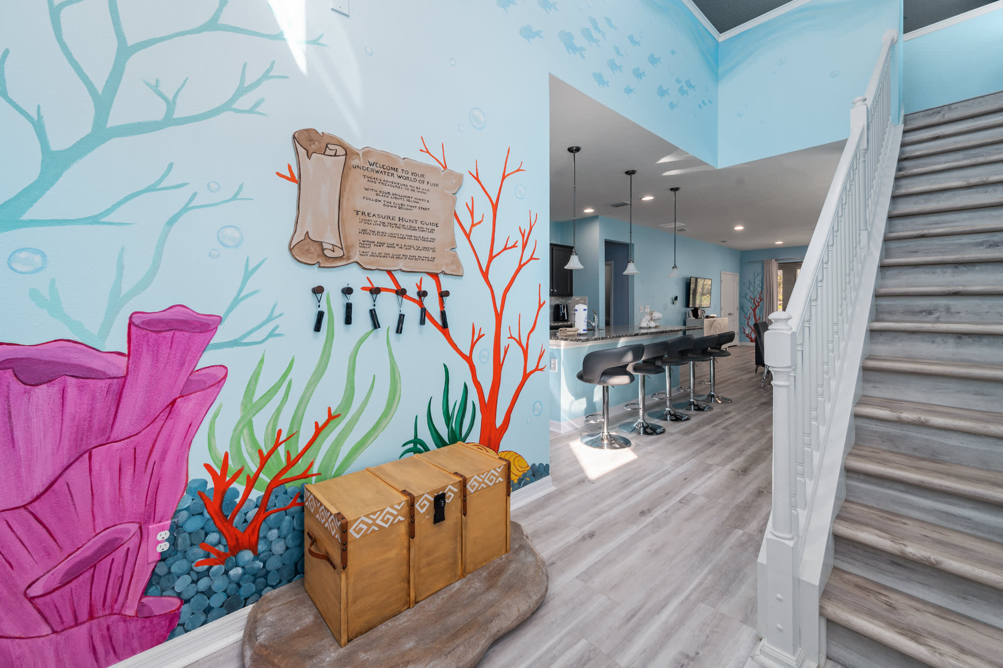 Themed getaway w/ pool & game room