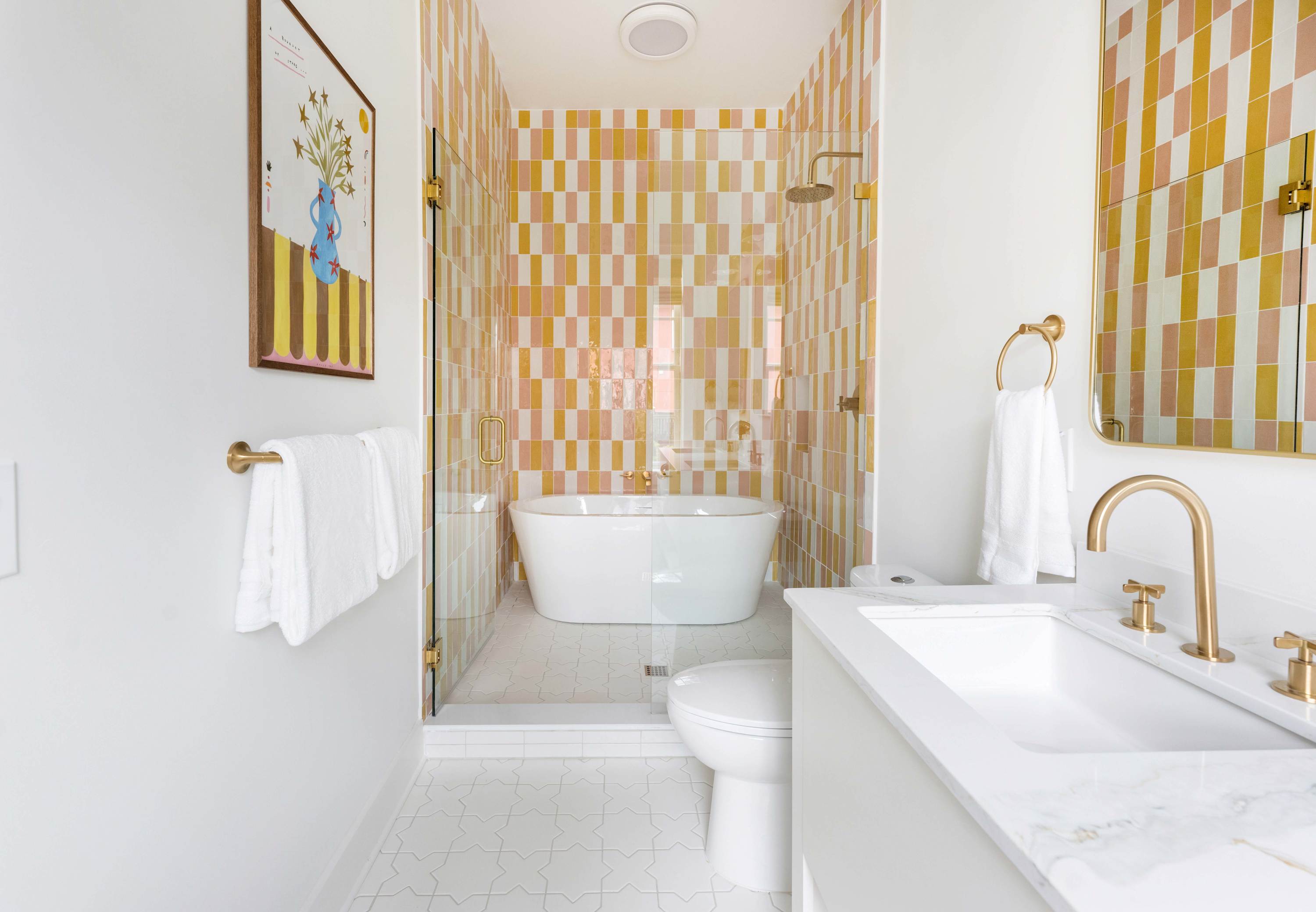 Bathroom #2: Walk-in Shower and Bathtub