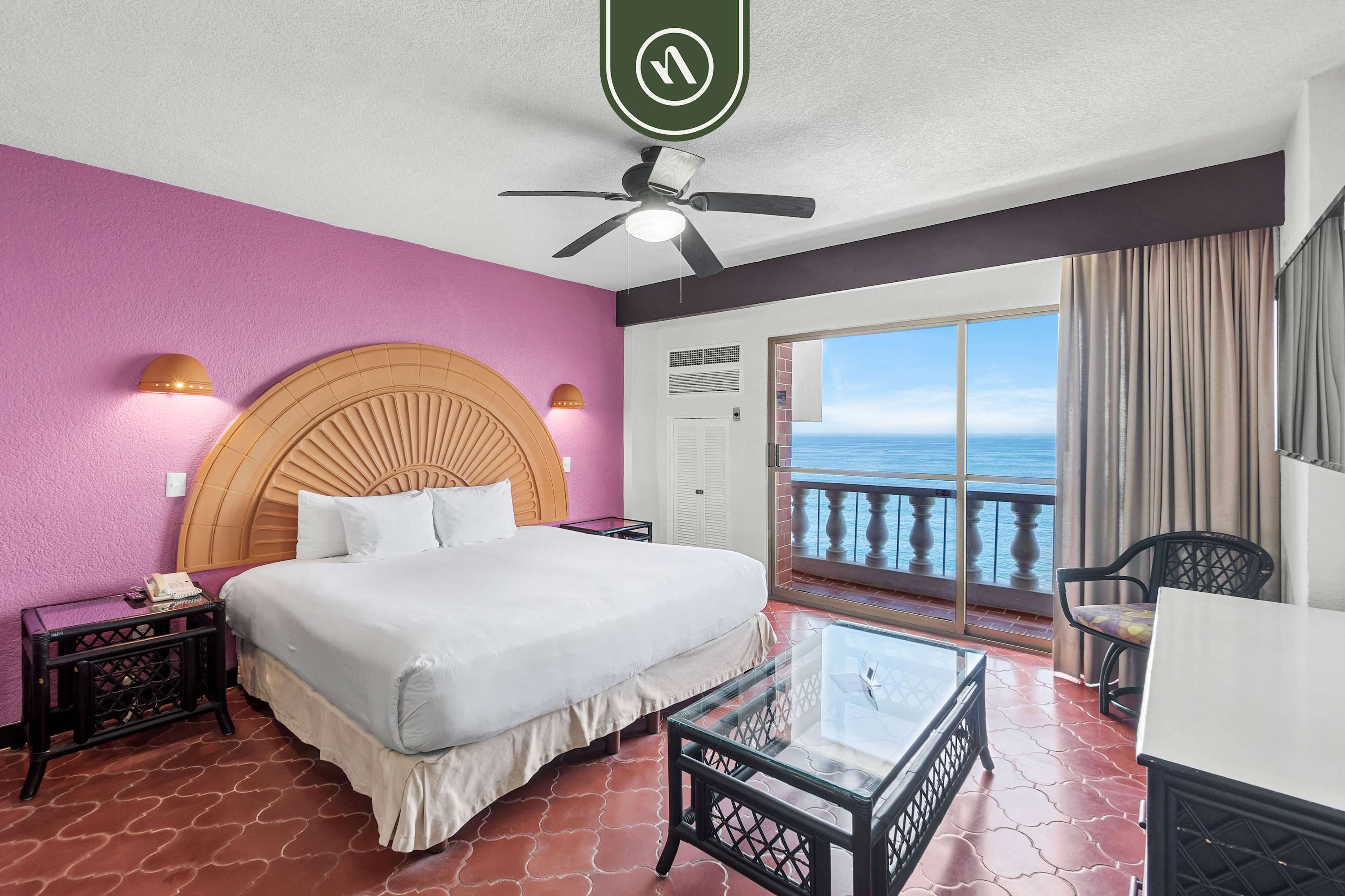 Peaceful Oceanview Studio - Pool - Daily Cleaning