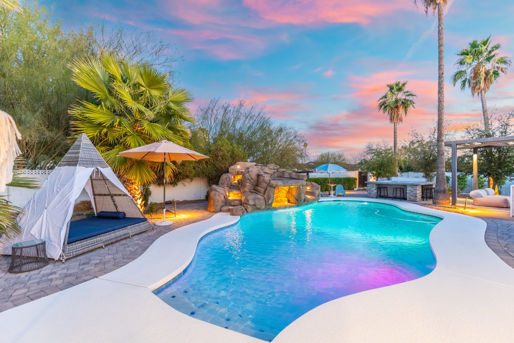 Tropical Villa | Hot Tub | Pool | New Luxury — Scottsdale, AZ — vacation rental