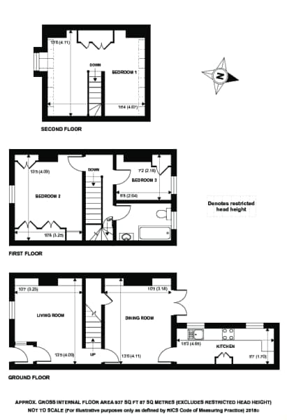 A handy floor plan to pick your bedroom