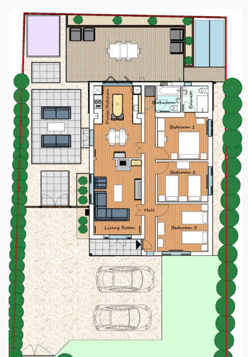 A floor plan so you can plan who sleeps where before your arrival.