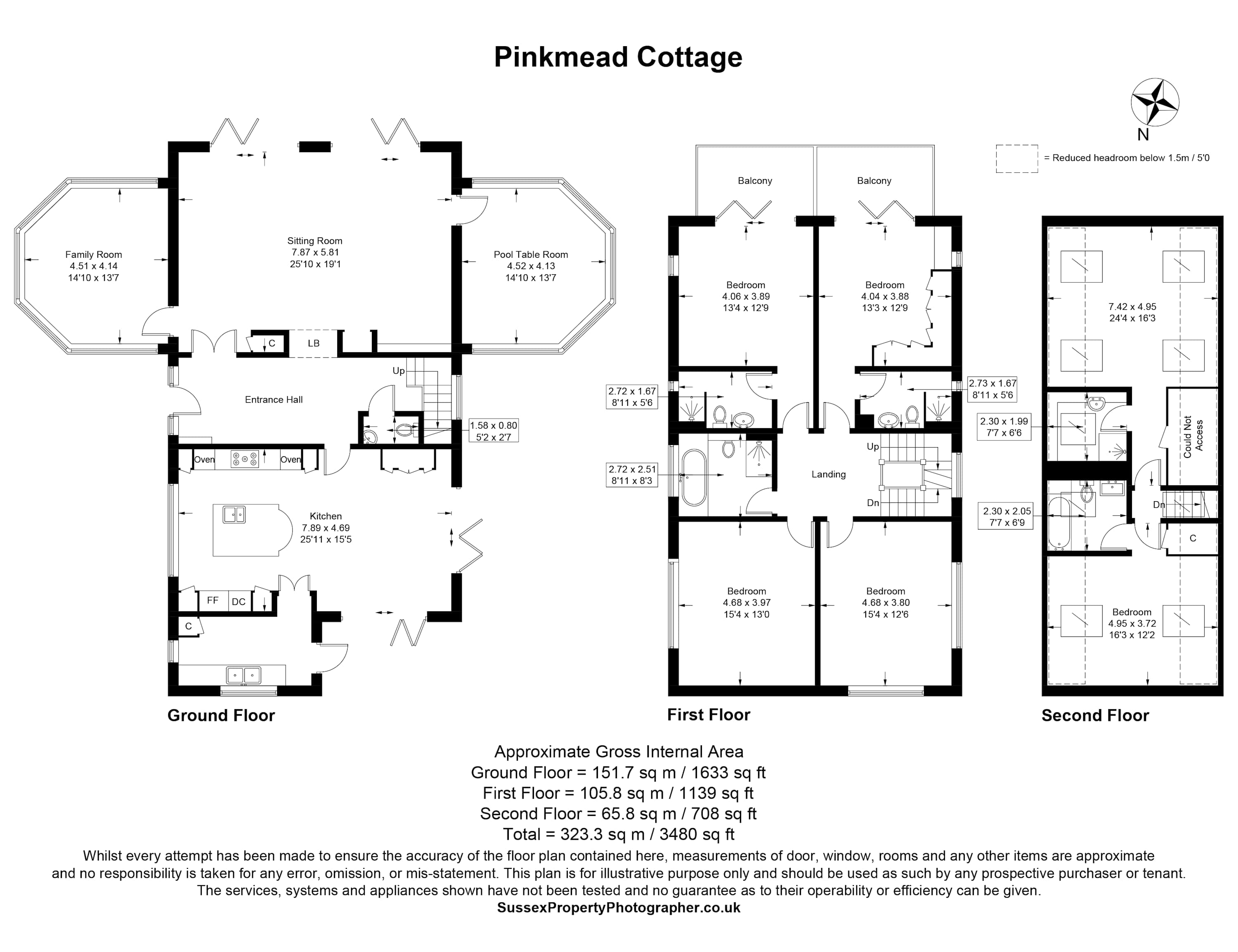 A handy floorplan to use in choosing your bedroom