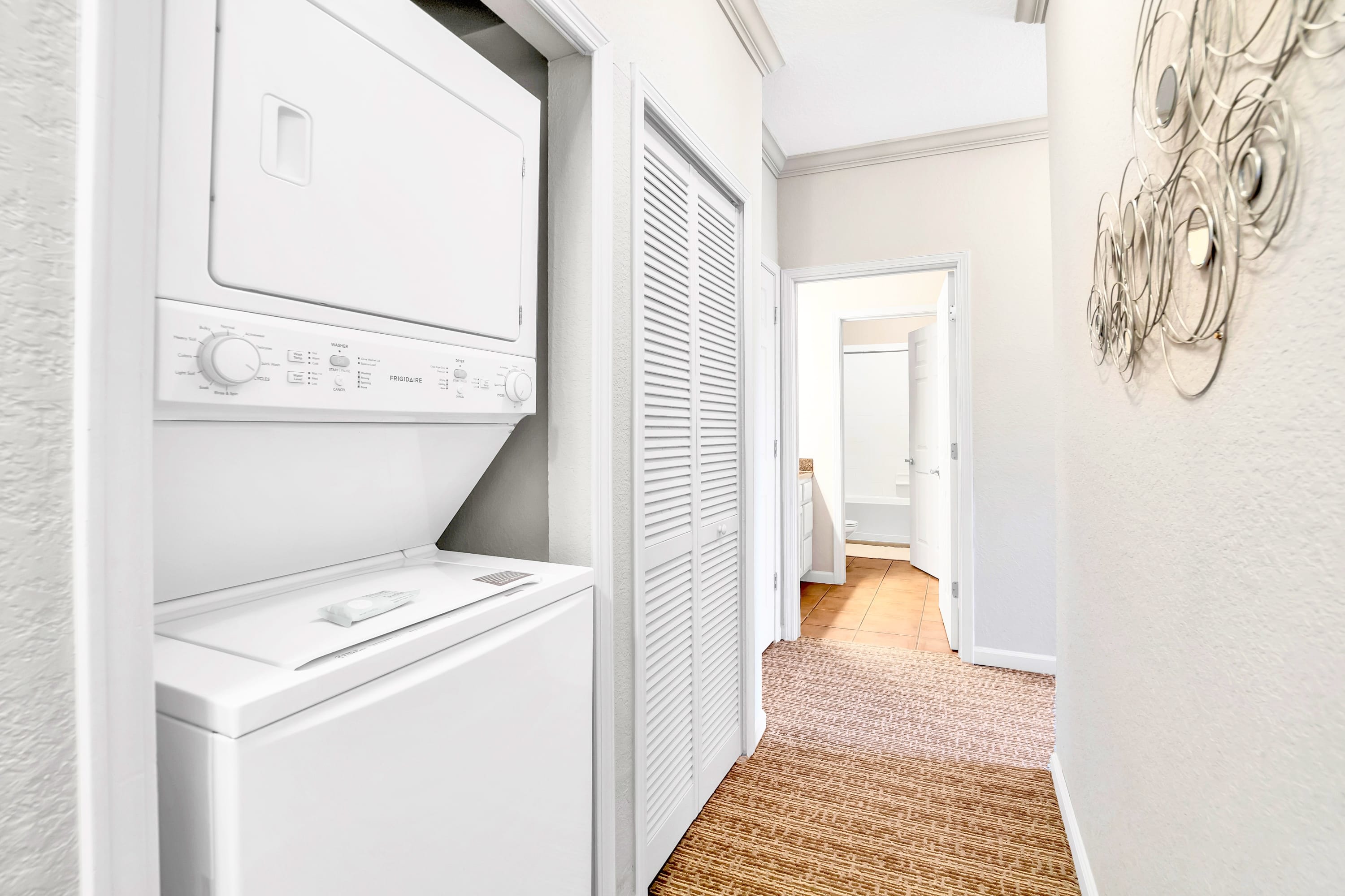 In-suite laundry facilities