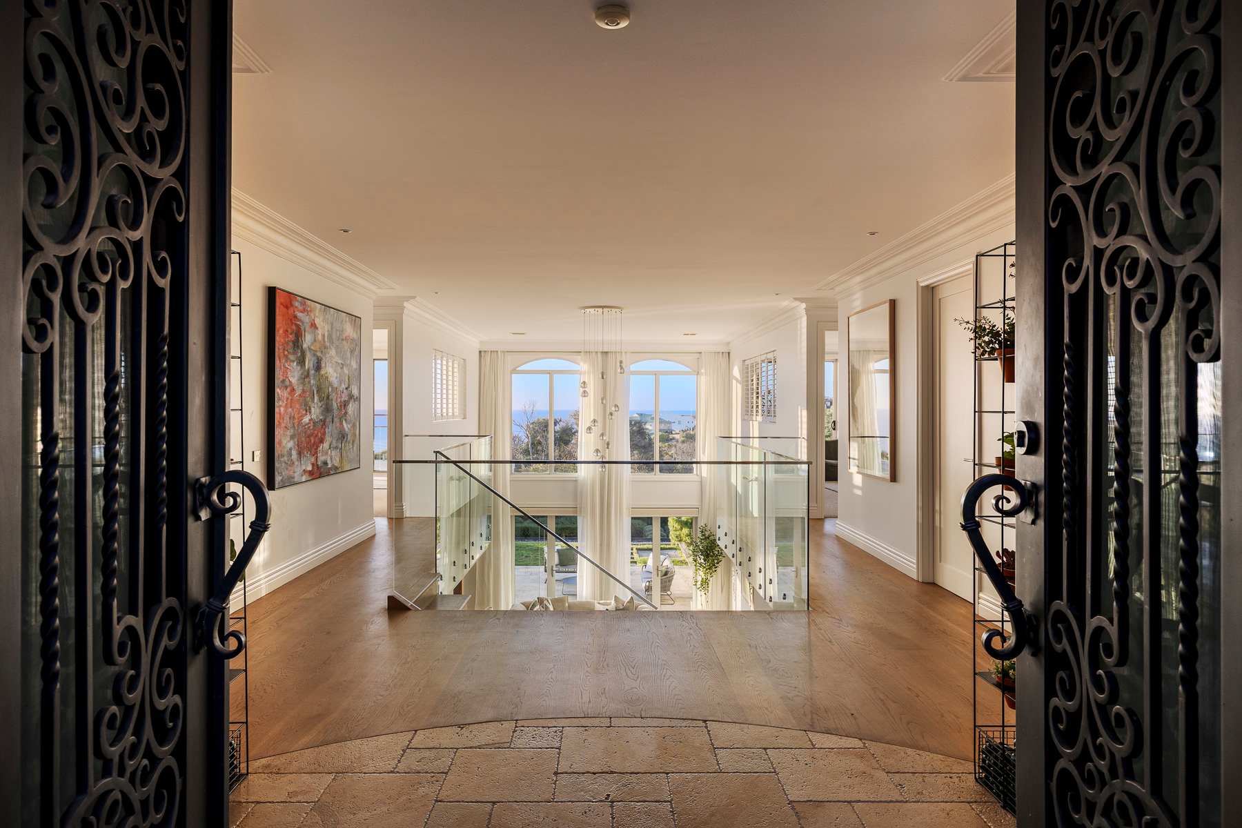Second level hall way