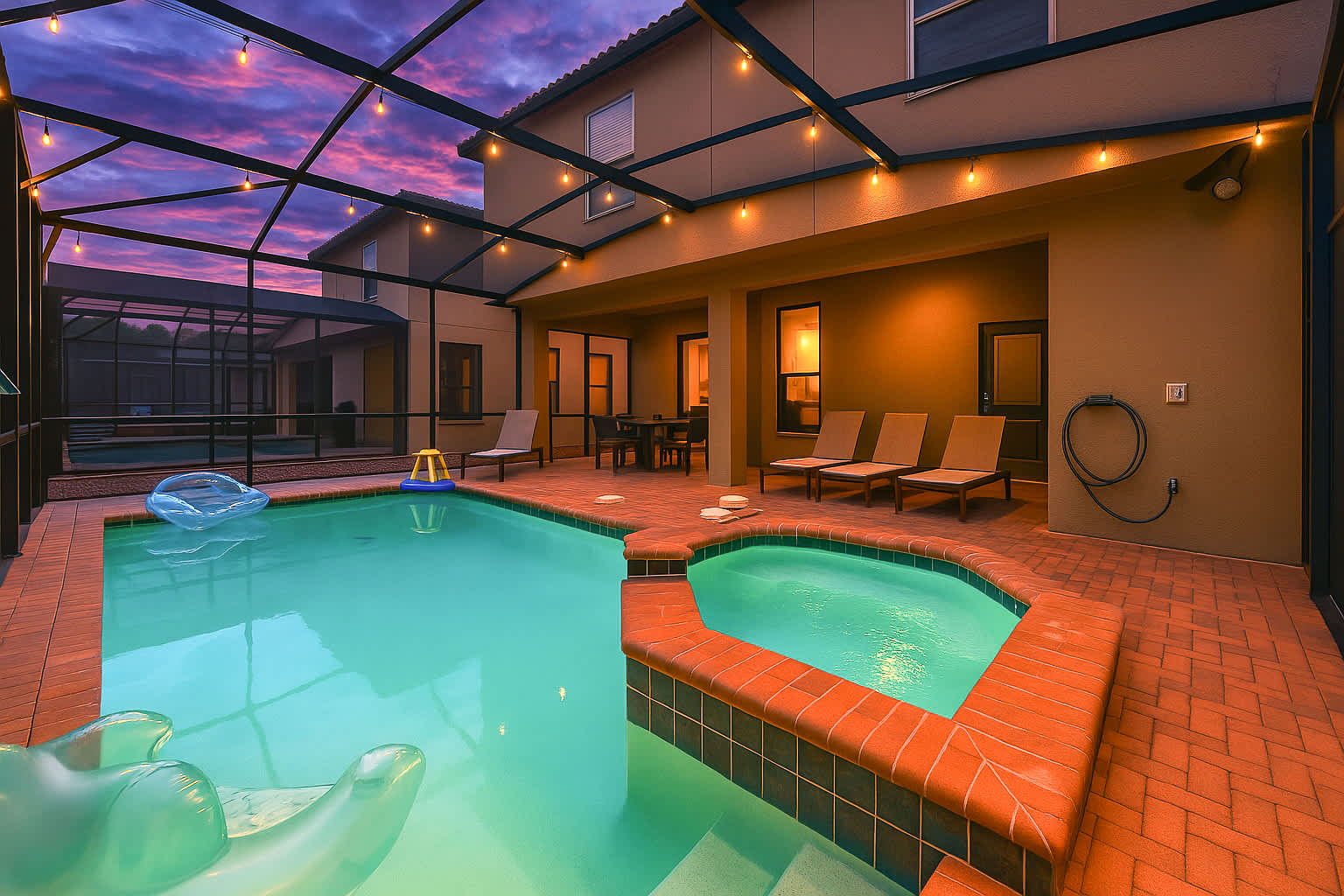 Themed getaway w/ pool & game room