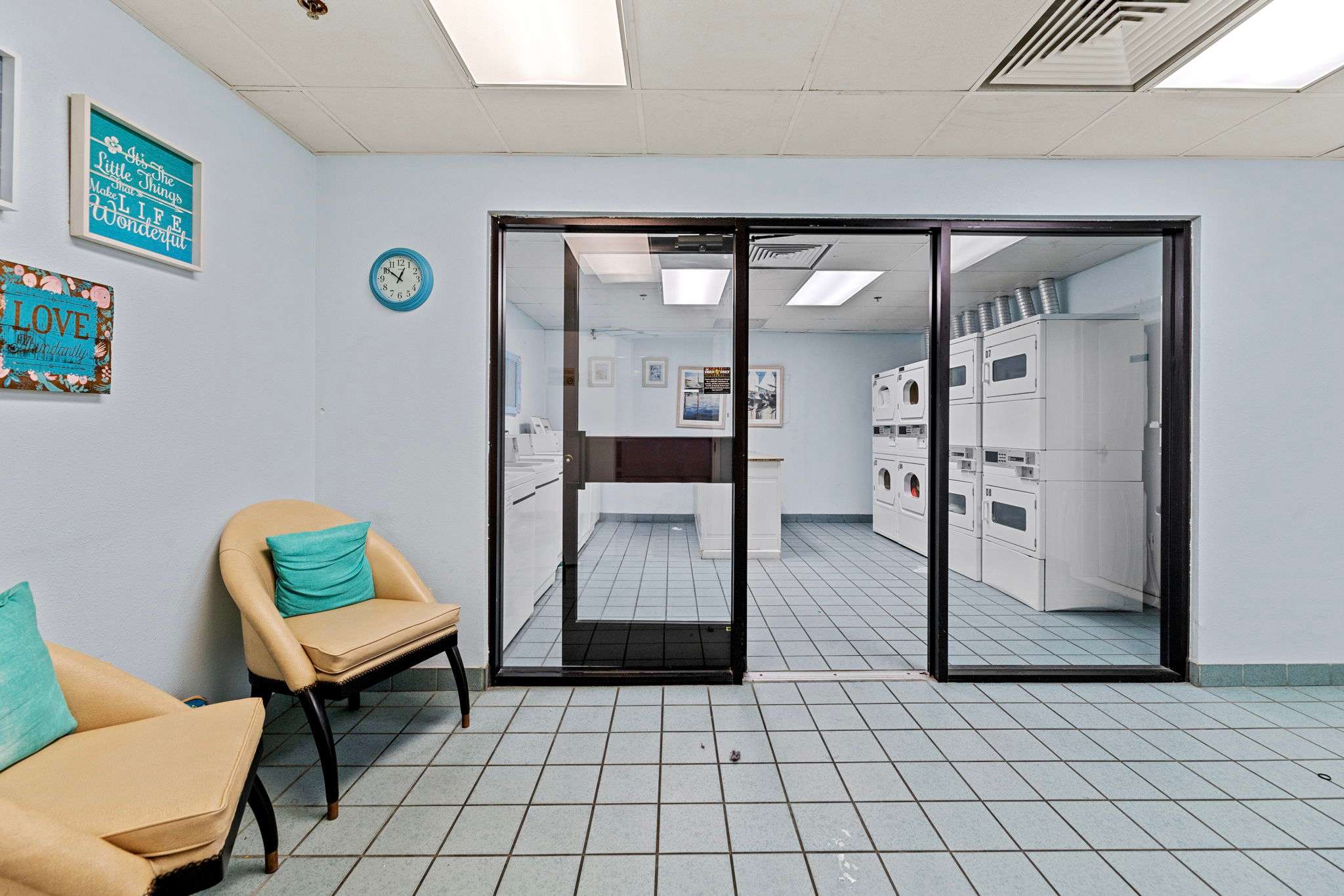 Laundry facility inside the Building for your convenience