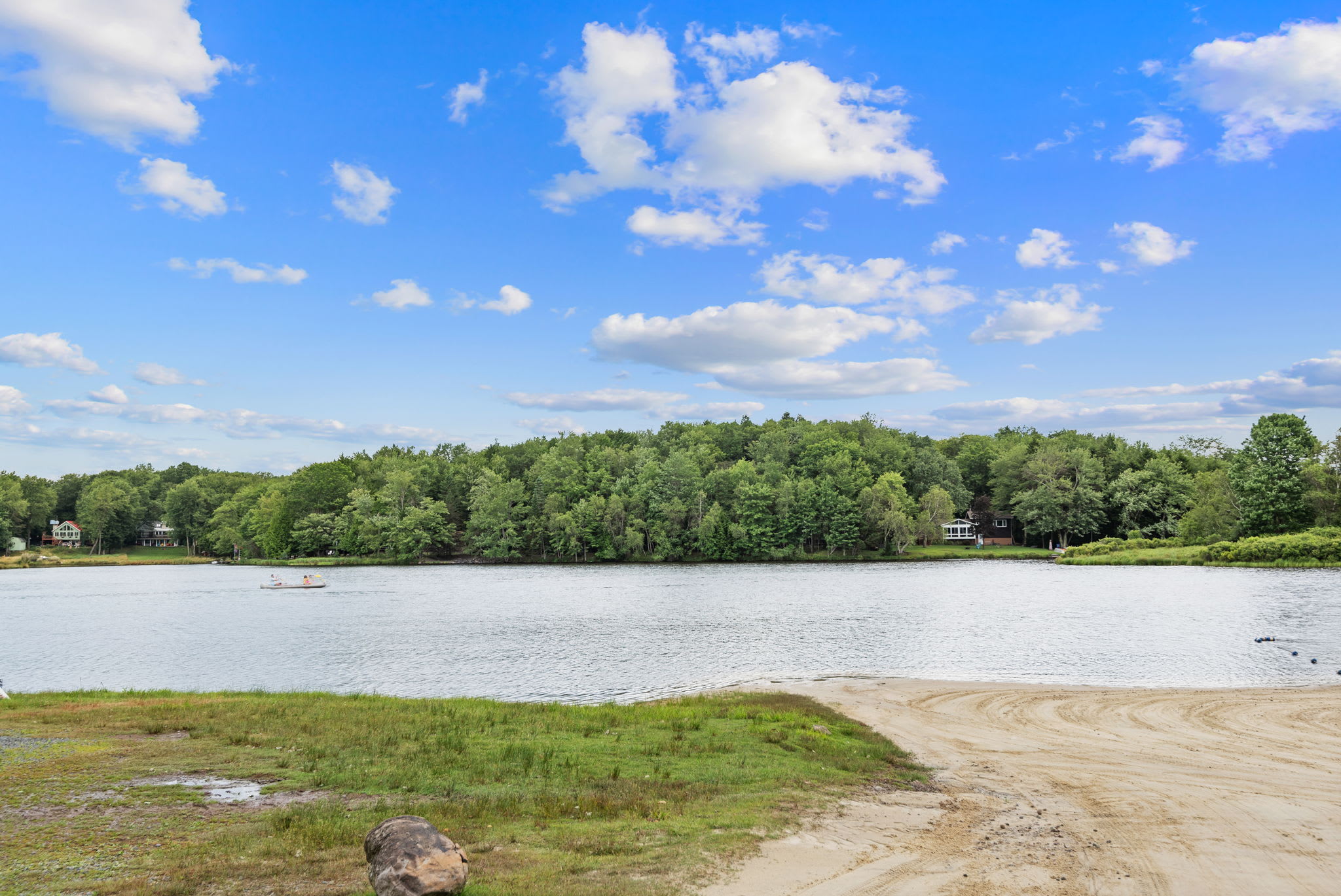 Spend a day at the sandy beach of Arrowhead Lake just minutes from the chalet