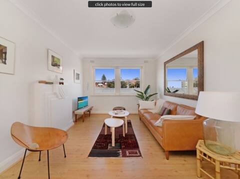 Ocean views, Light-filled Bondi Beach Apartment
