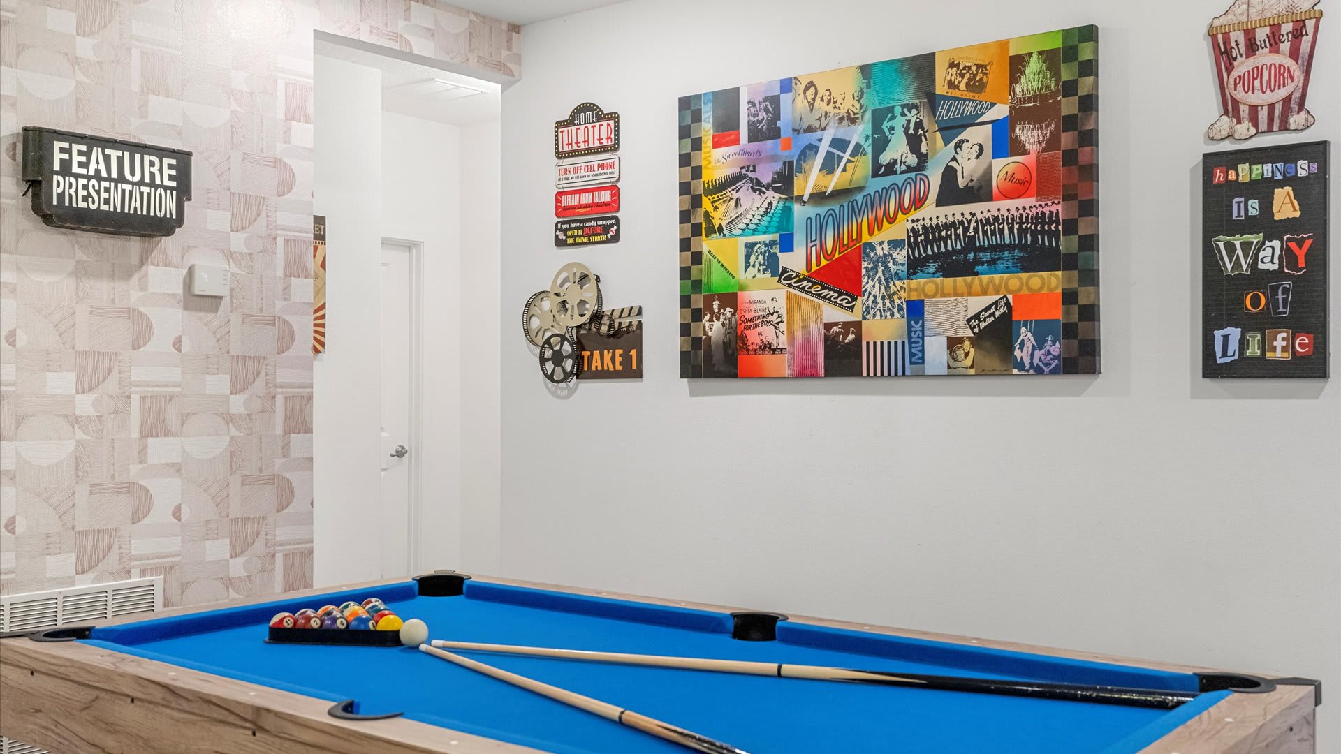 Billiards Table Upstairs