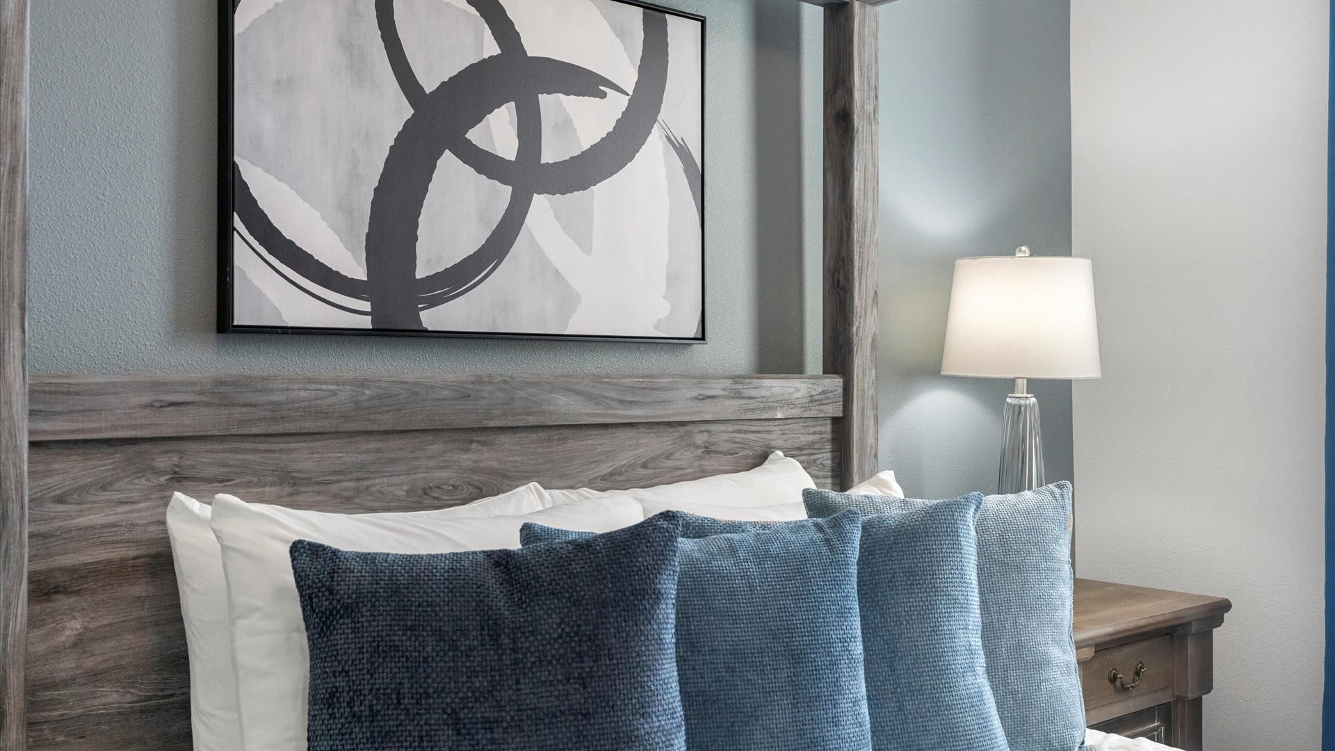 Fresh linens and fluffy pillows