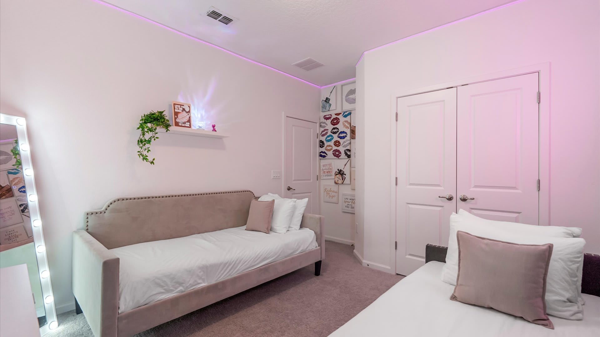 Newly renovated girls themed bedroom 