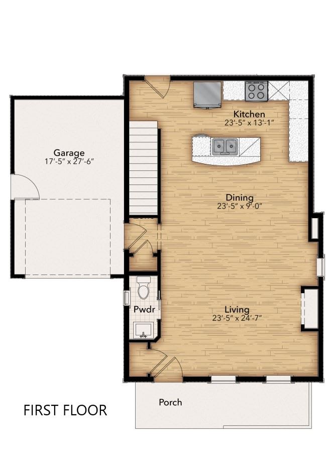 1st Floor layout