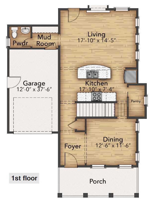 1st floor layout