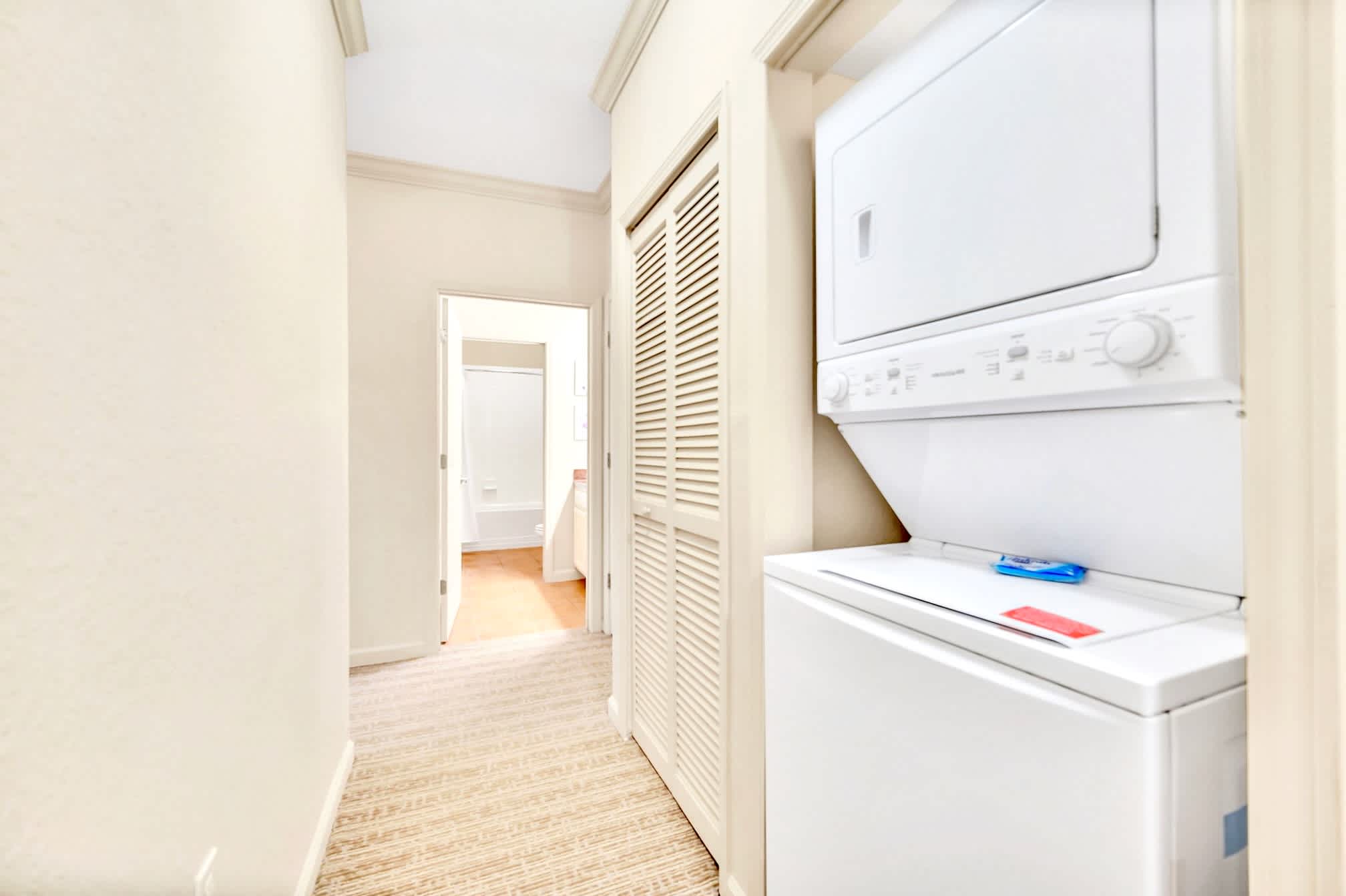 In-home laundry facilities