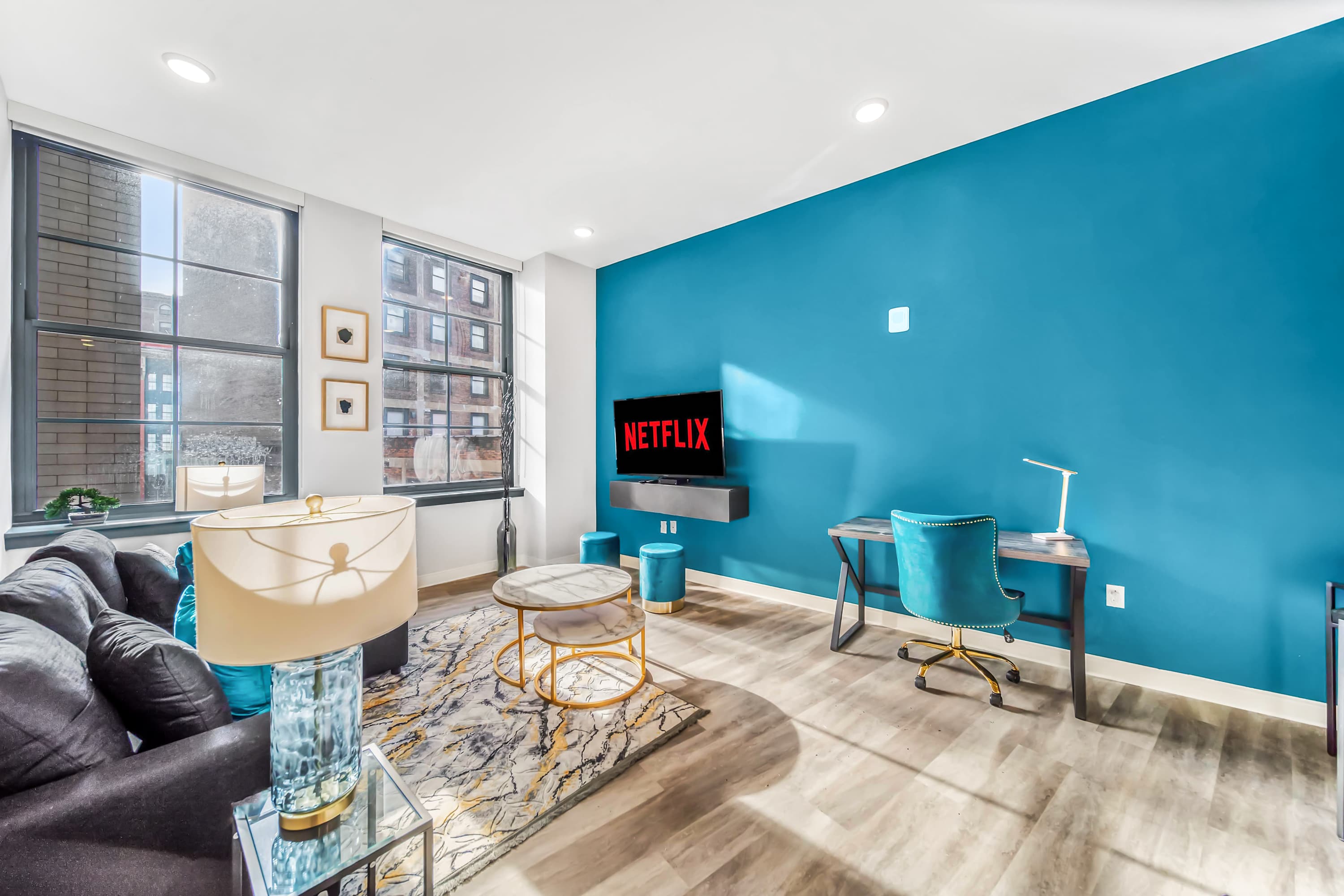 Luxe Flat w/ Heated Pool & Sauna • Gym•Heart of DT — Cleveland, OH — vacation rental