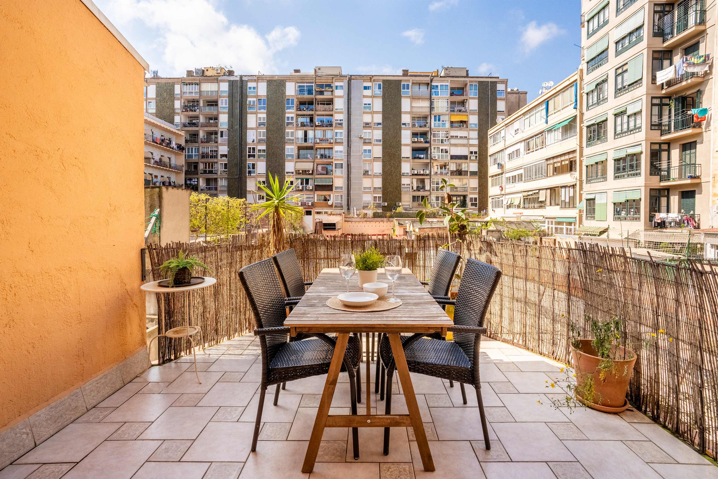 Historic apartment with private terrace in Example — Barcelona, Catalunya — vacation rental
