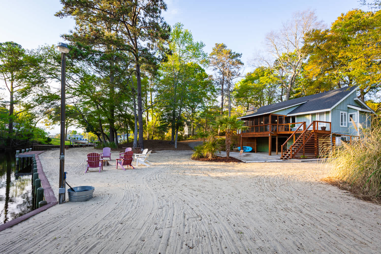 Secluded Waterfront Retreat With Backyard Beach — Kitty Hawk, NC — vacation rental
