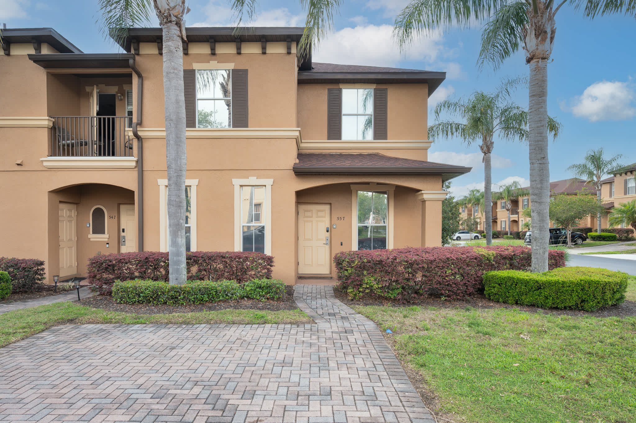Townhouse w/pool slide & lazy river at Regal Palm