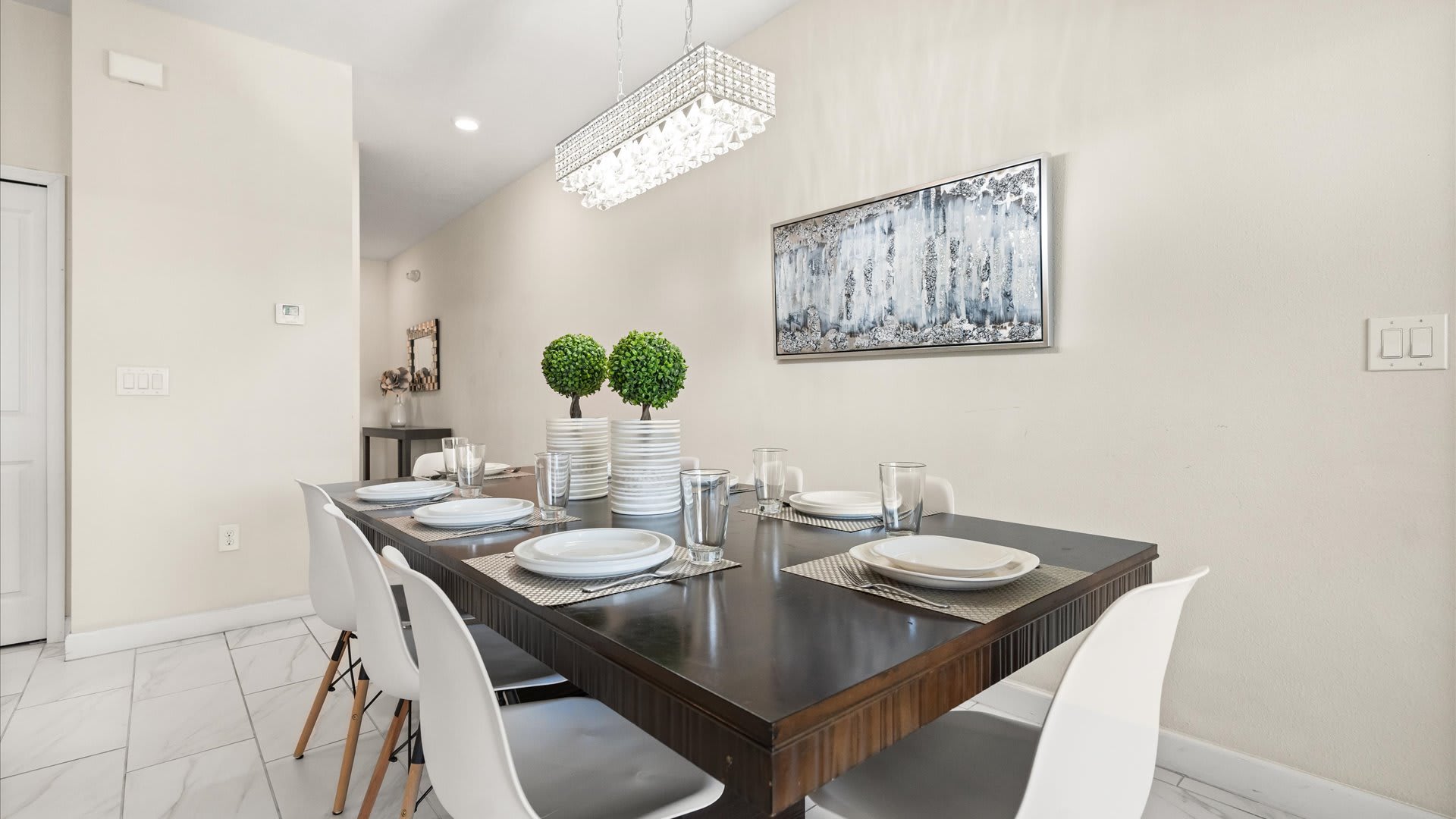 Indoor Family Dining Area for 8