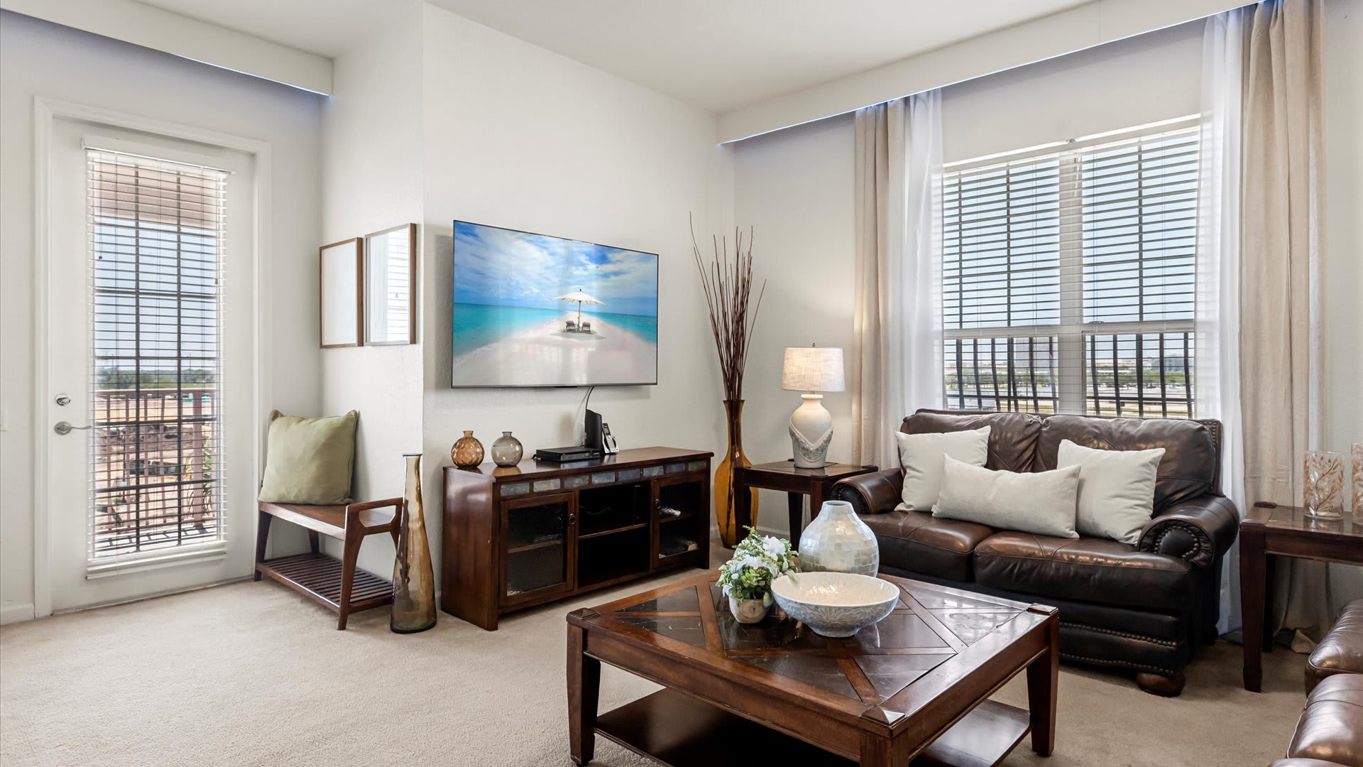 Bright Living Area with Group-friendly layout