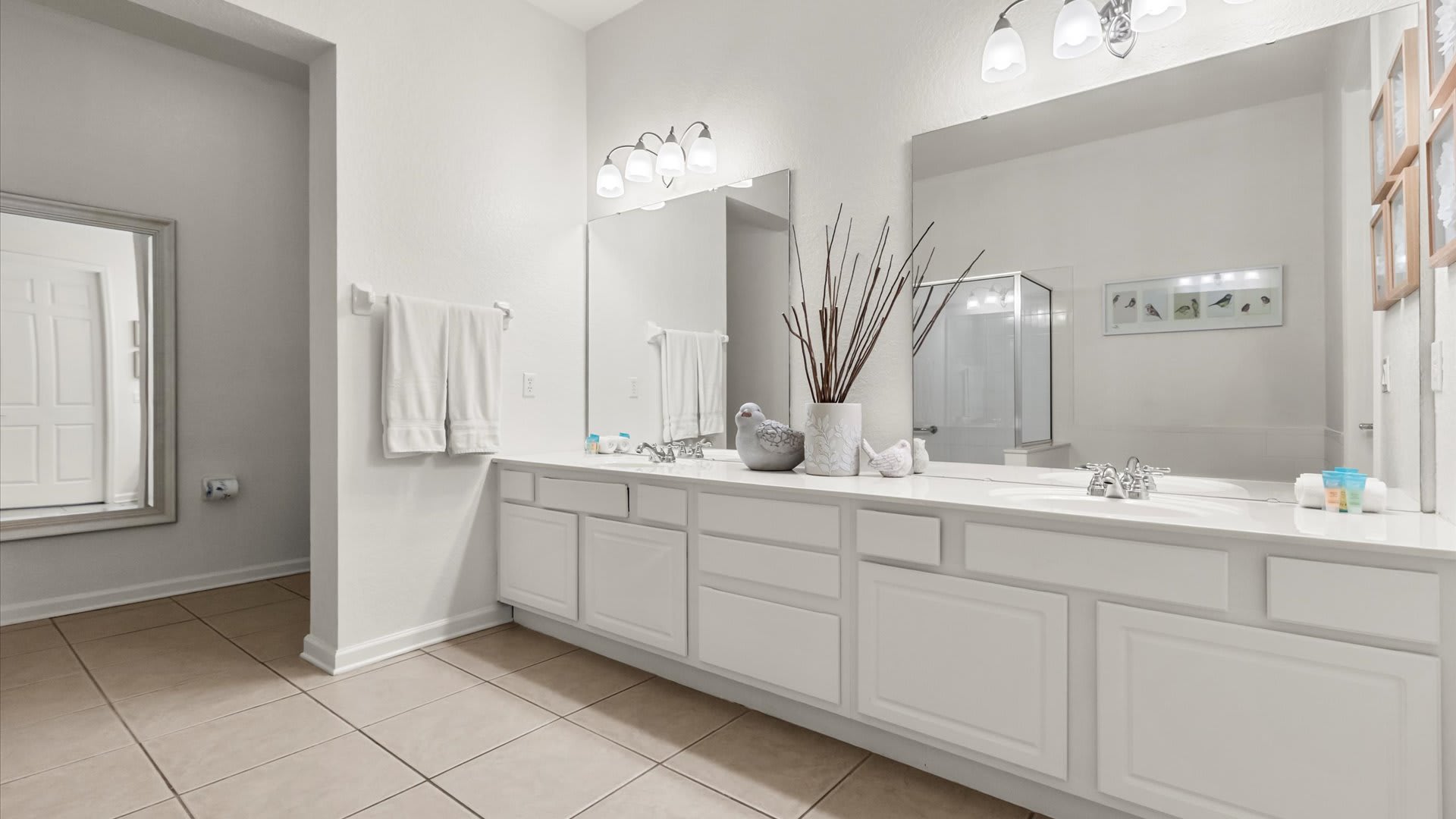 Ensuite bathroom with spacious double vanity