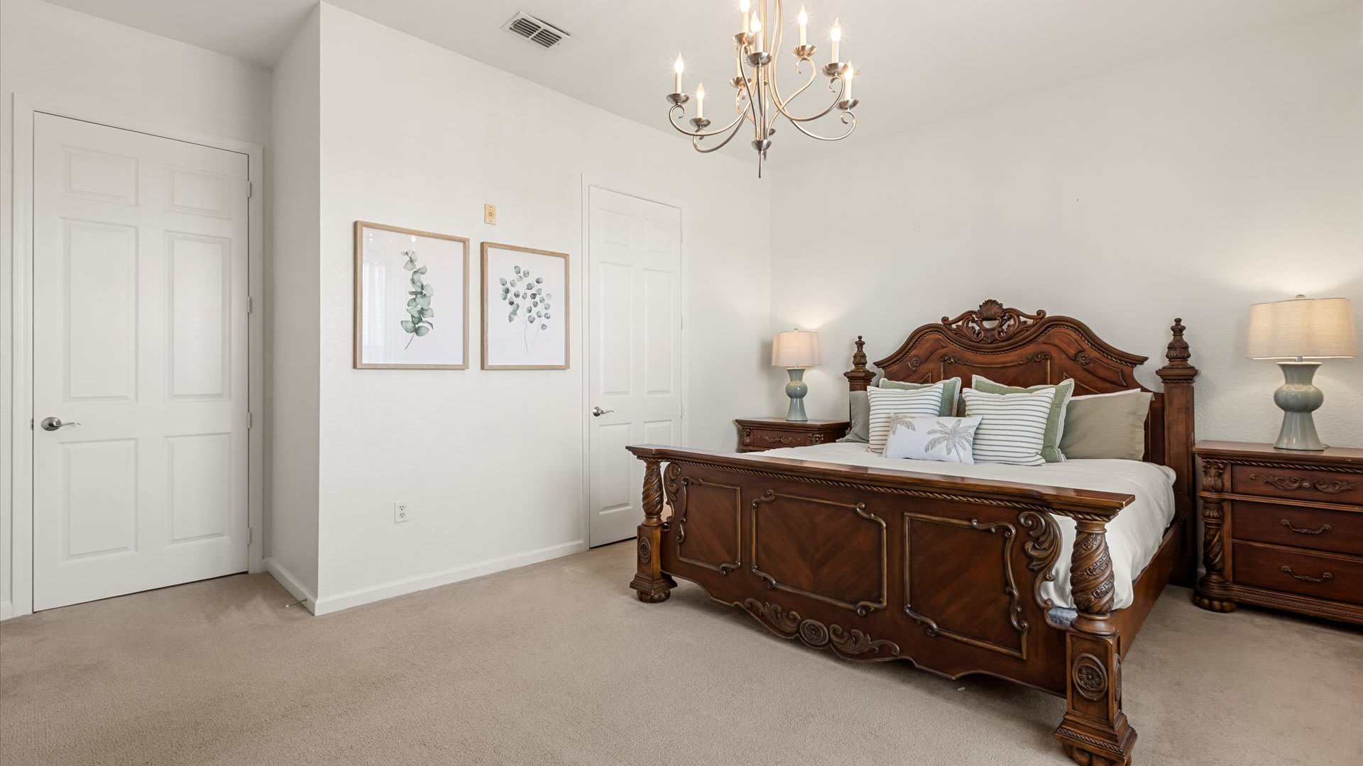 Spacious Master Bedroom with large window for natural light 