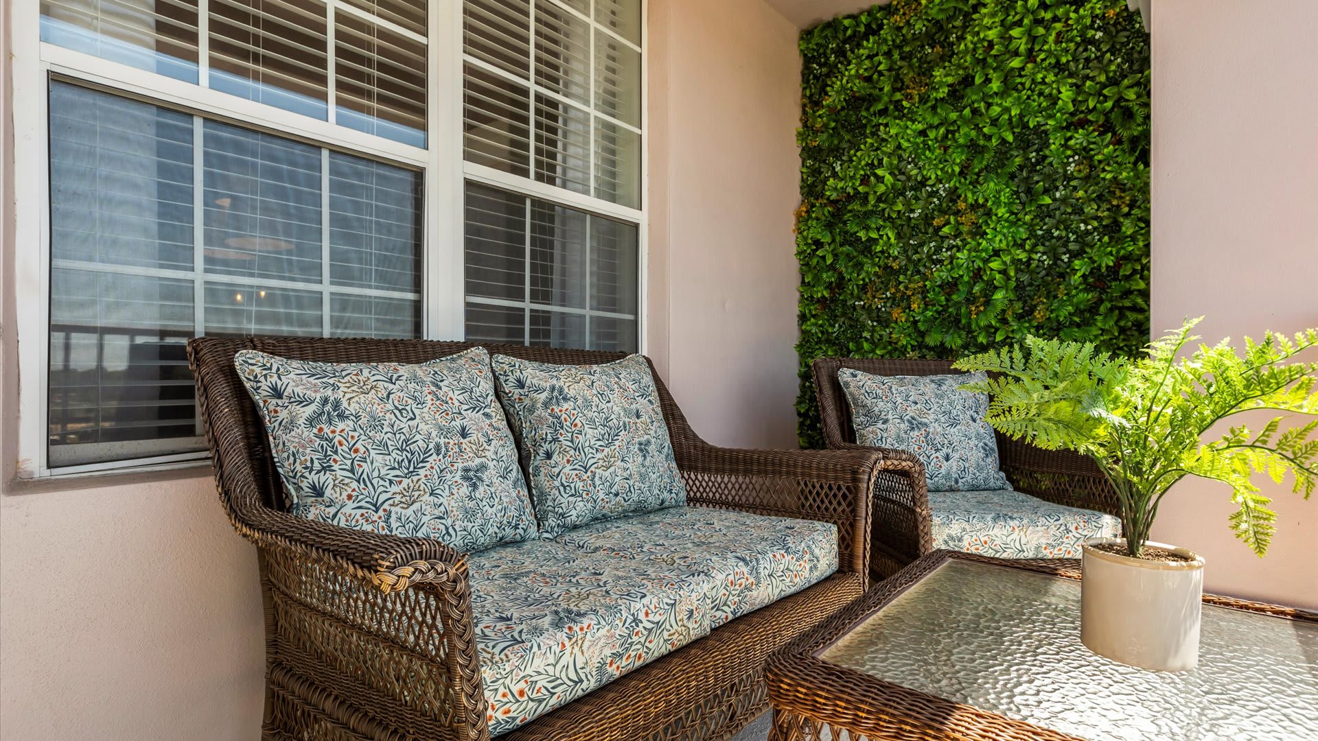 Furnished Outdoor Patio 