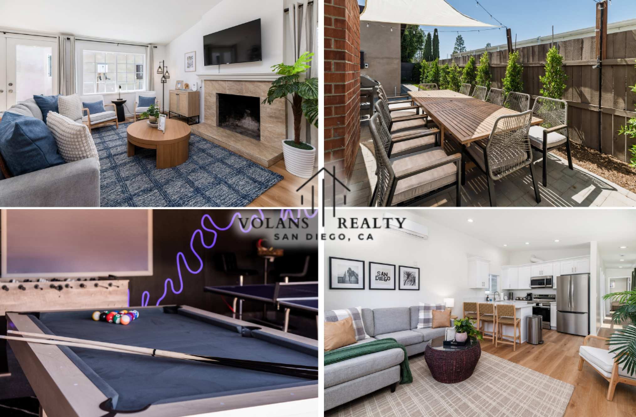 Modern Coastal Duo w Game Room & Outdoor Dining β San Diego, CA β vacation rental