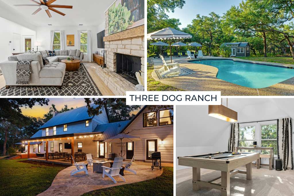Three Dog Ranch - Pool, Game Room & Sleeps 18 — Driftwood, TX — vacation rental