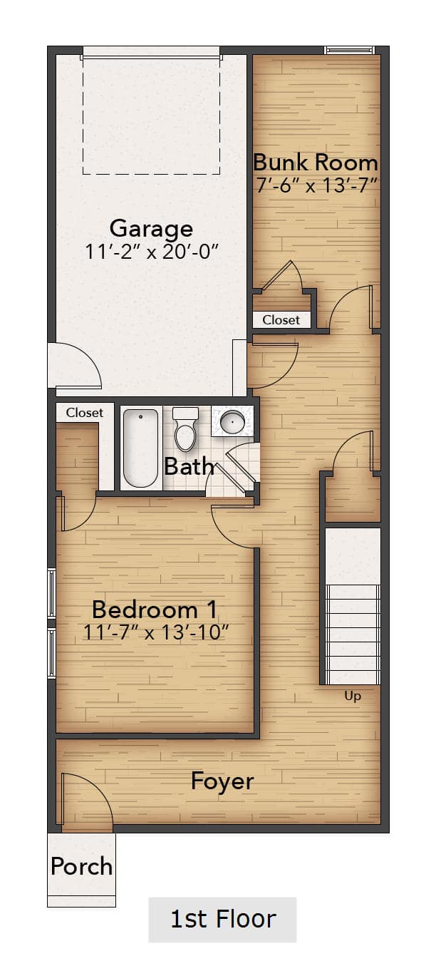 1st floor layout